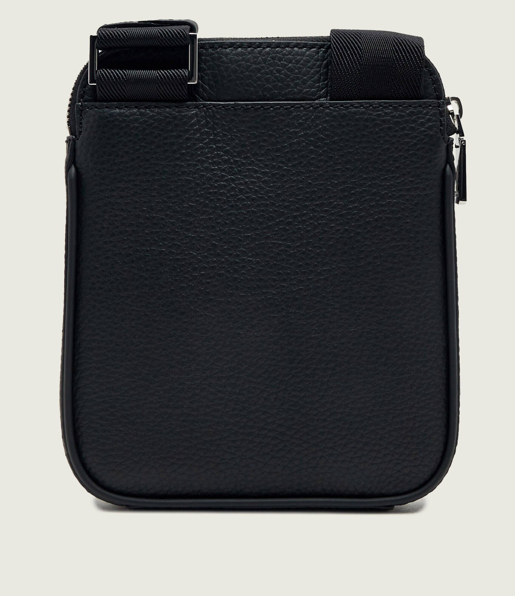 BOSS BLACK De piele geantă reporter New Crosstown_A5