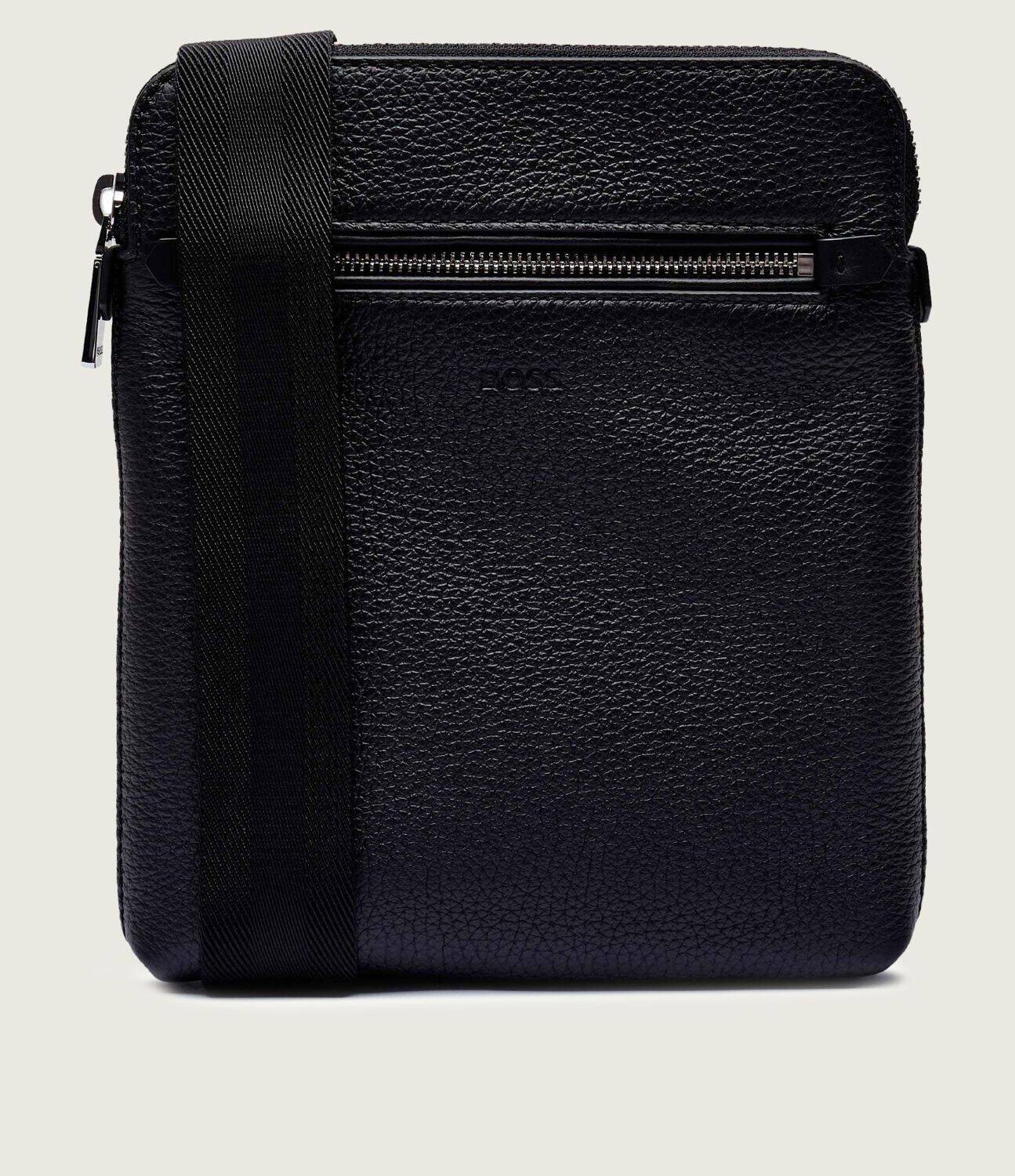 BOSS BLACK De piele geantă reporter New Crosstown_Envel.