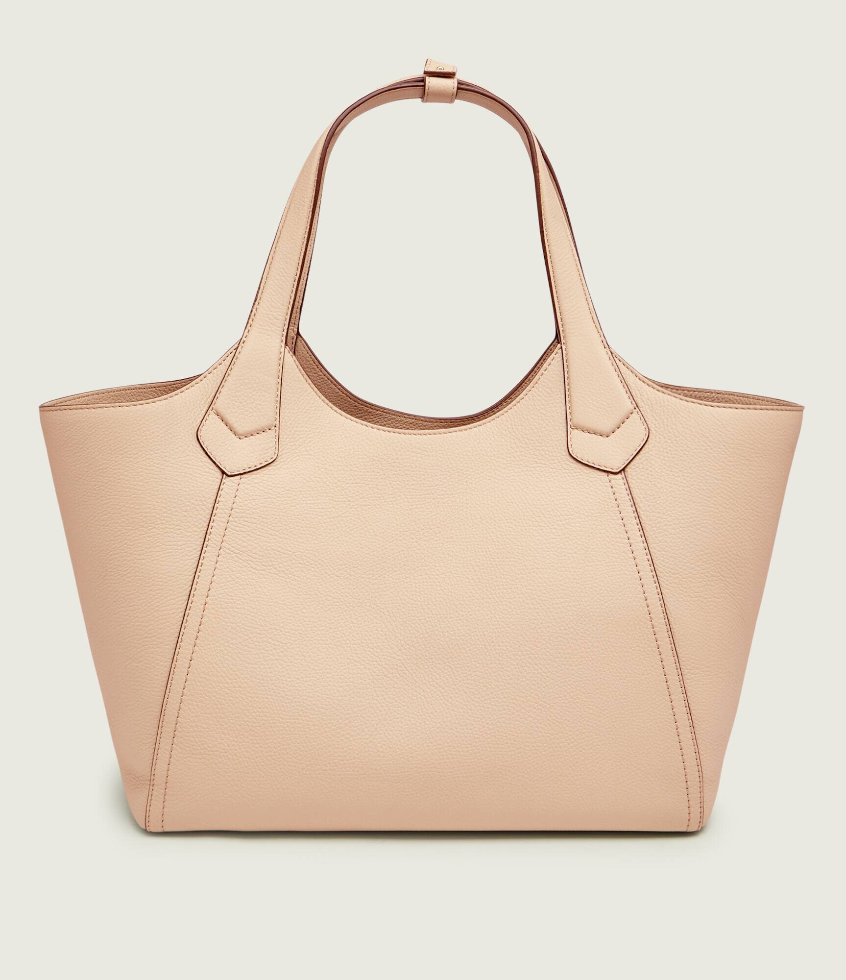 BOSS BLACK De piele geantă shopper Lenah