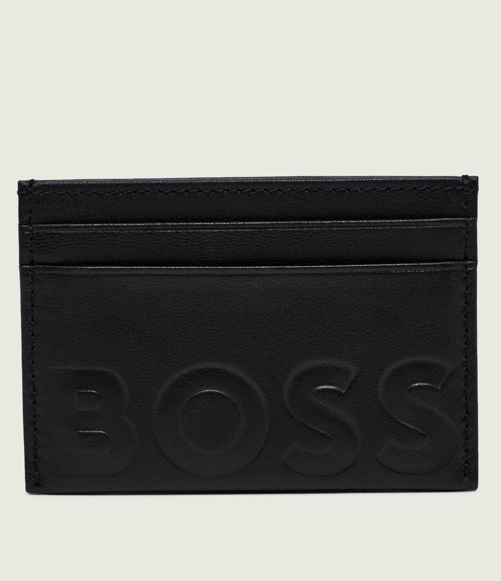 BOSS BLACK De piele husă pentru carduri Big BB_S