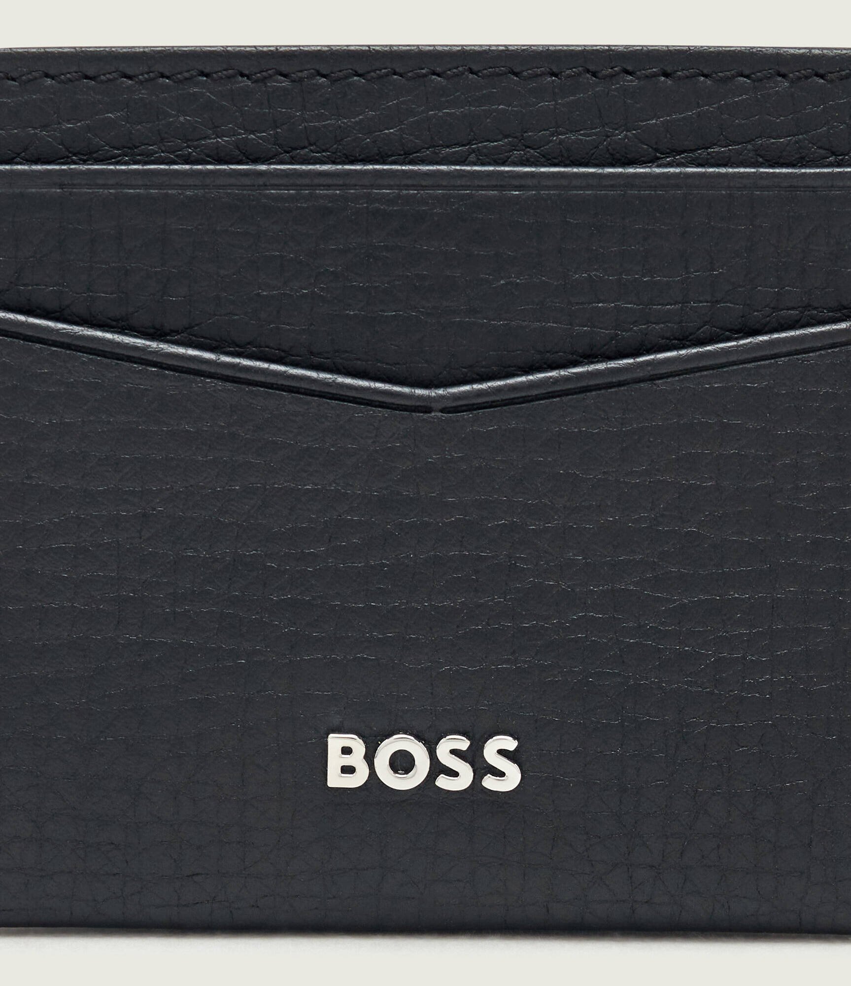 BOSS BLACK De piele husă pentru carduri Derwil
