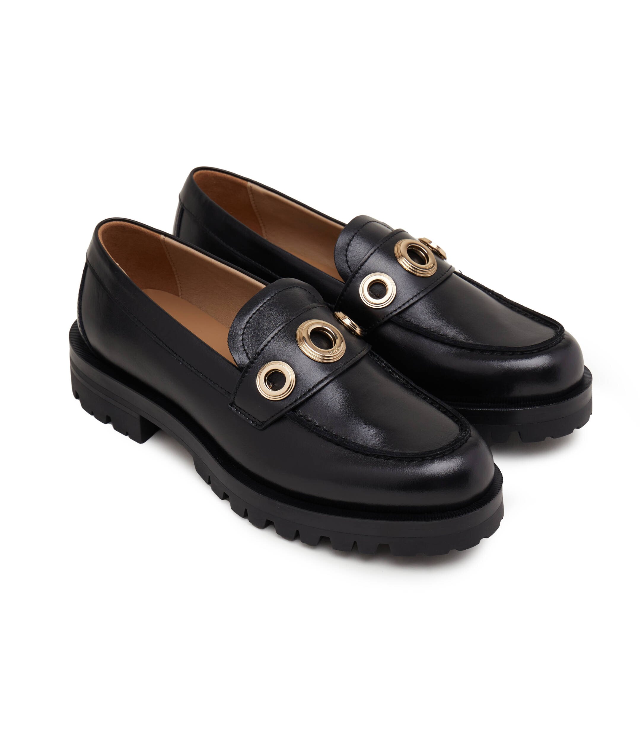 BOSS BLACK De piele mocasini Helen
