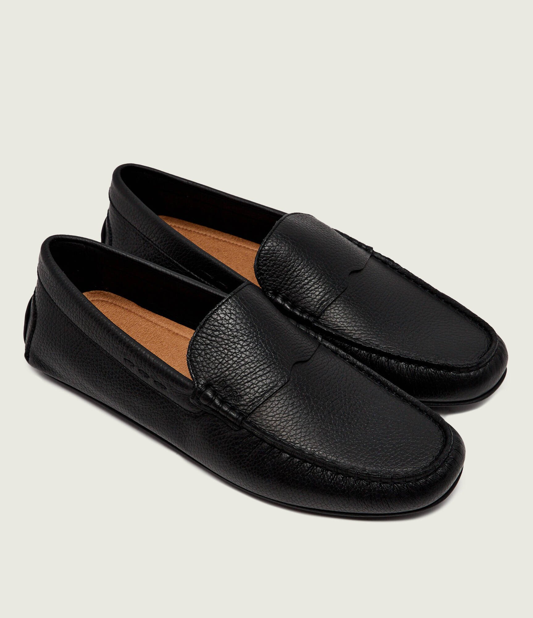 BOSS BLACK De piele mocasini Noel_Mocc_grpe