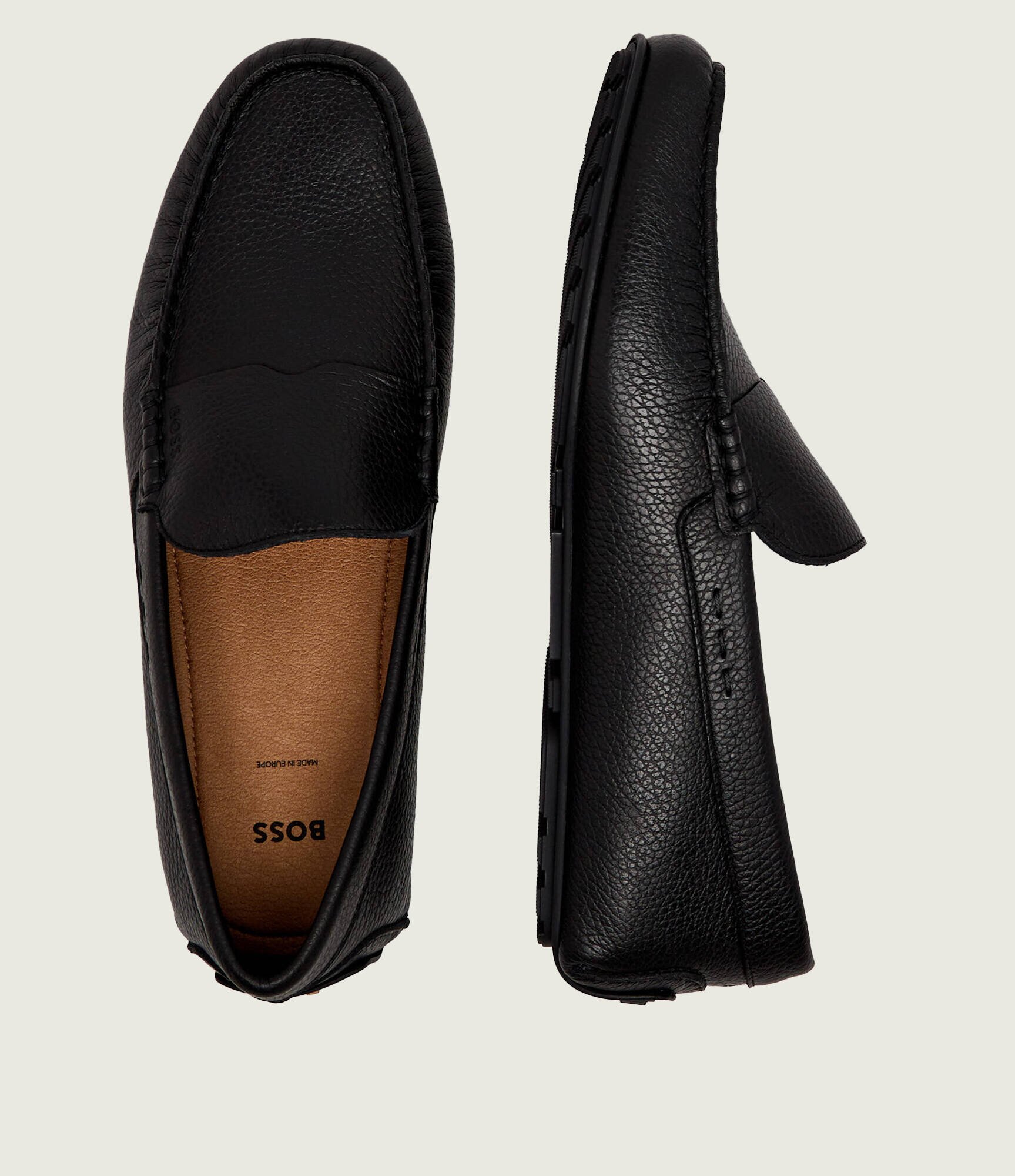 BOSS BLACK De piele mocasini Noel_Mocc_grpe