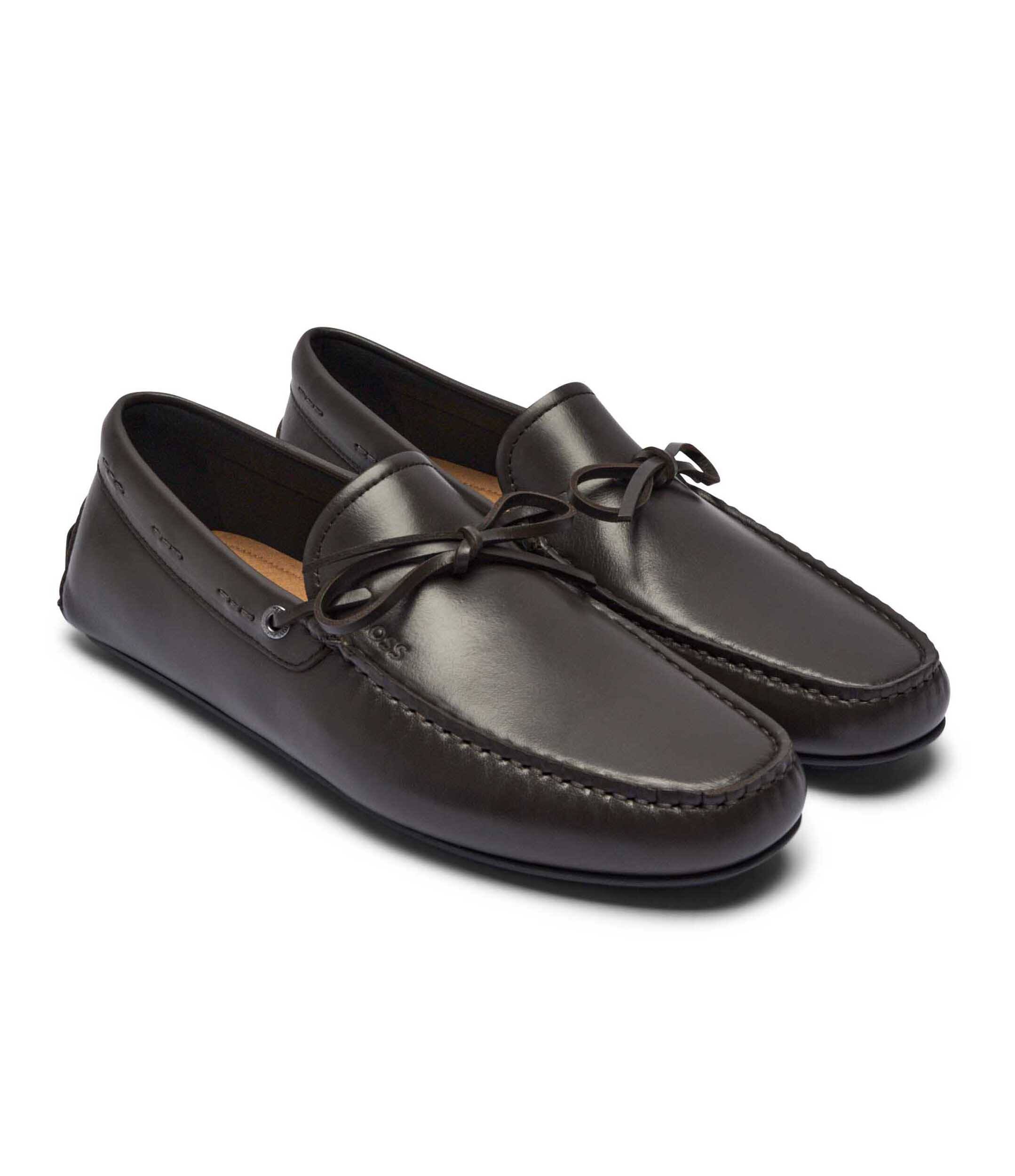 BOSS BLACK De piele mocasini Noel_Mocc_ltlc