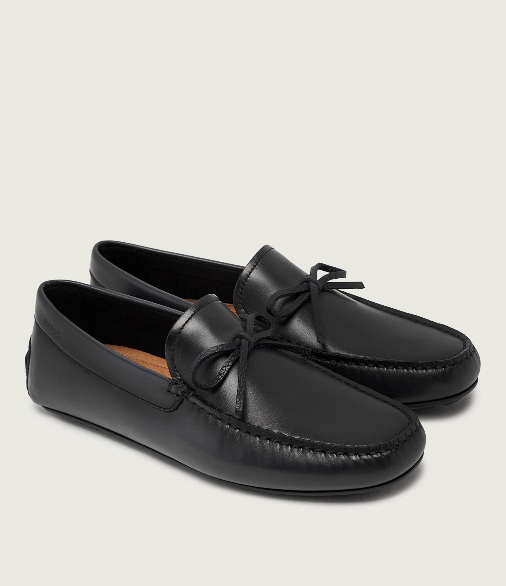 BOSS BLACK De piele mocasini Noel_Mocc_ltlctb
