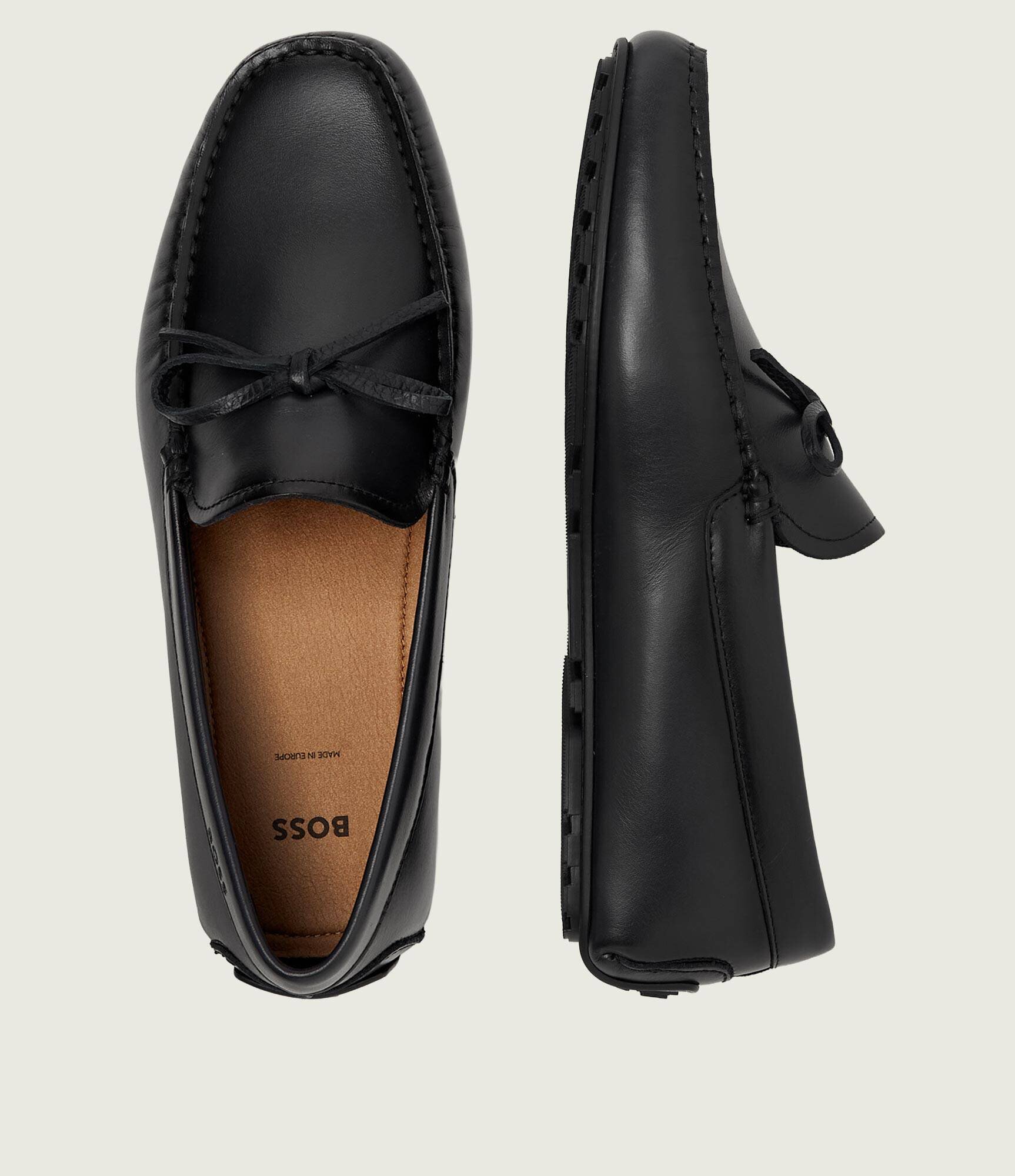 BOSS BLACK De piele mocasini Noel_Mocc_ltlctb