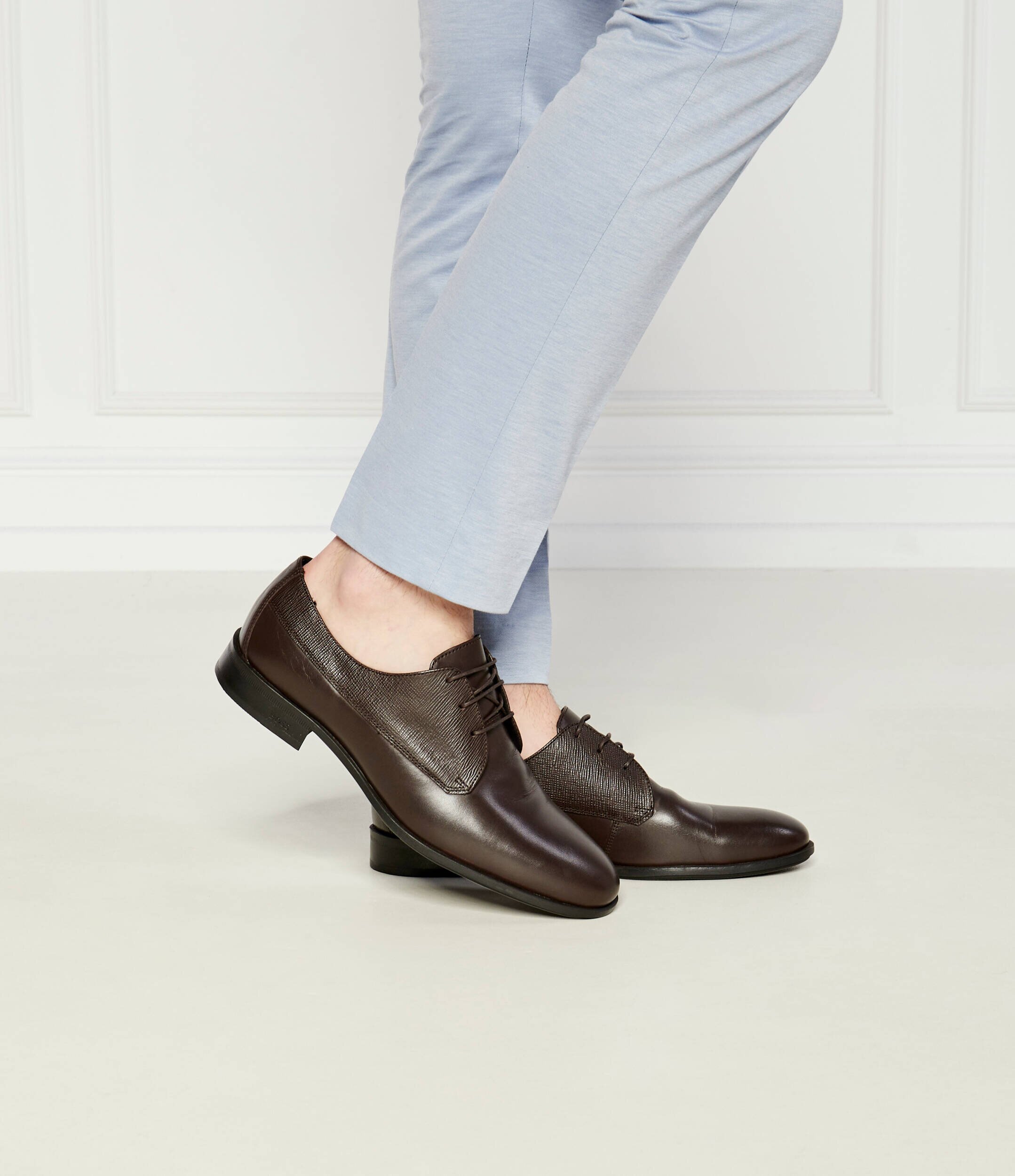 BOSS BLACK De piele pantofi derby Colby