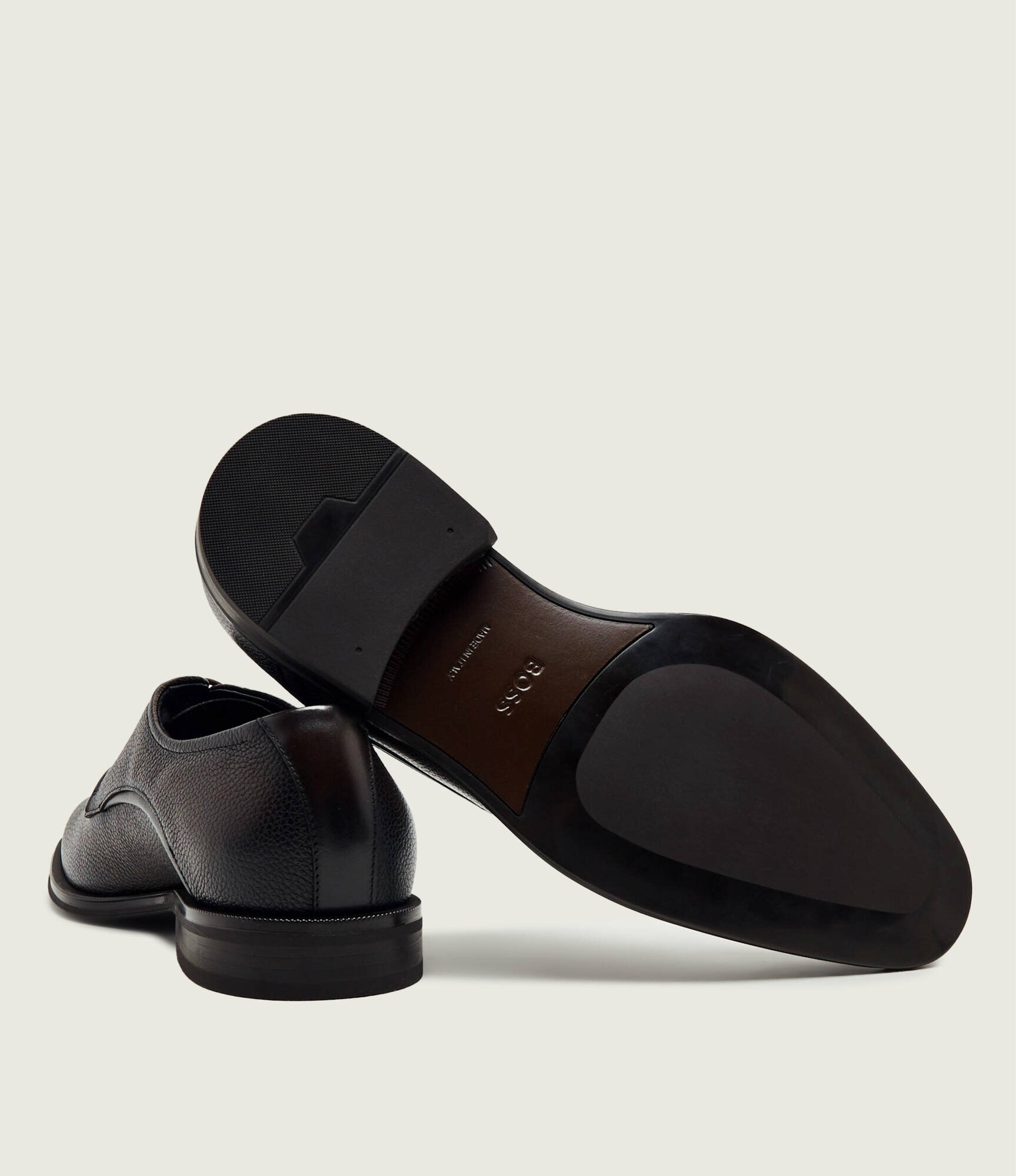 BOSS BLACK De piele pantofi derby Derrek_Derb_grpt