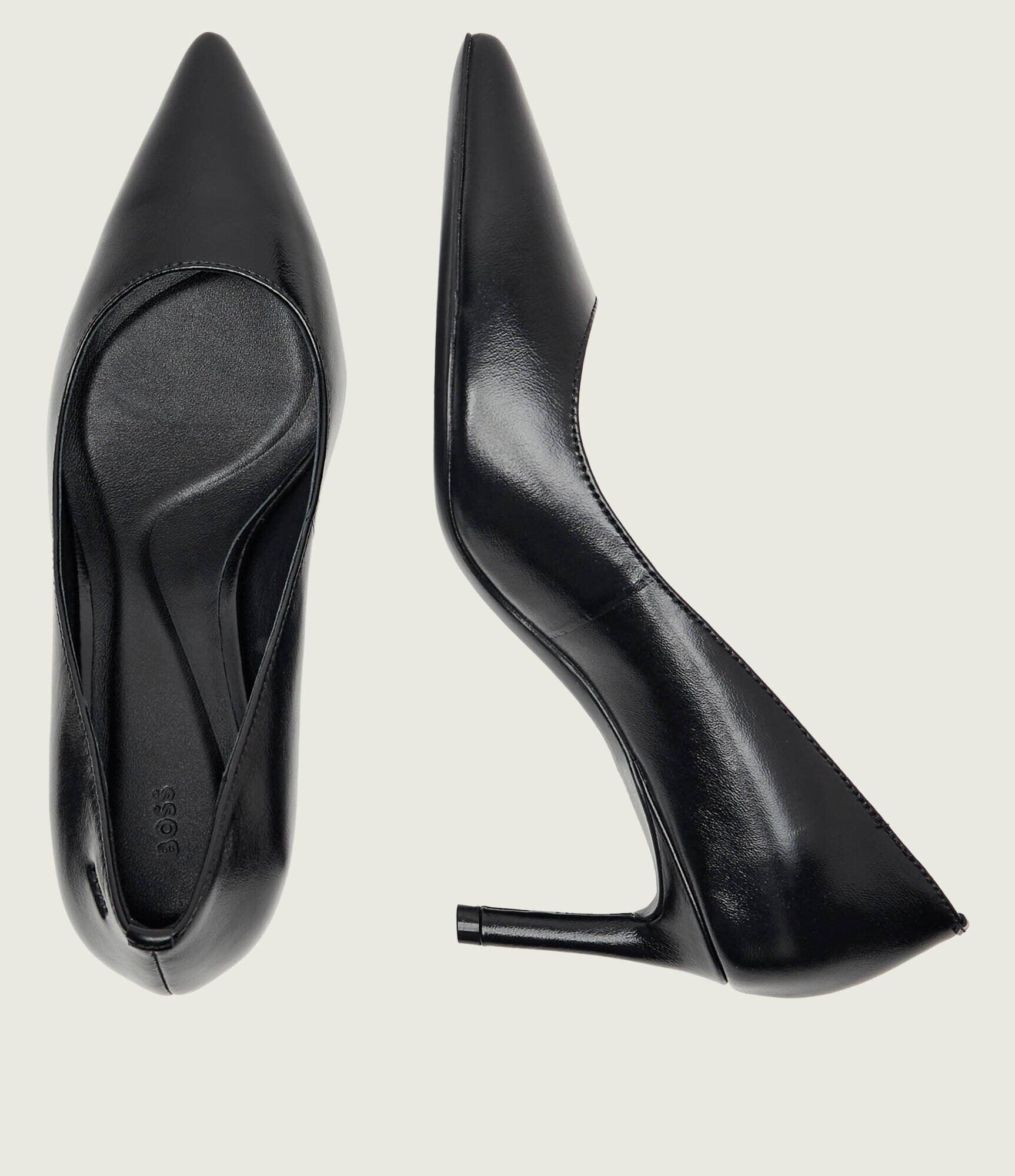 BOSS BLACK De piele pantofi Gracey_Pump70_NA