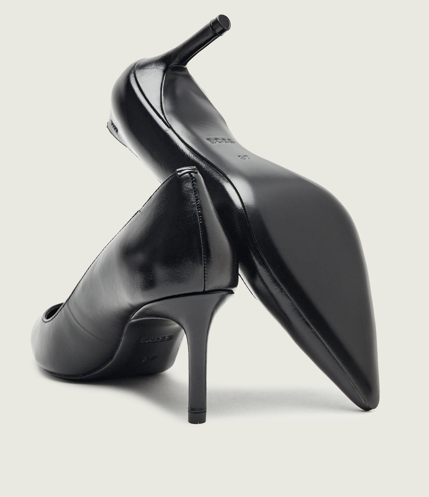 BOSS BLACK De piele pantofi Gracey_Pump70_NA
