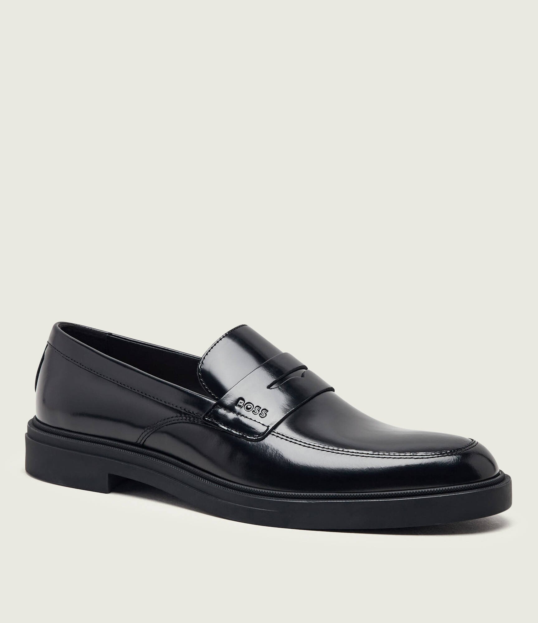 BOSS BLACK De piele pantofi loafer Calev_Loaf_bomfb