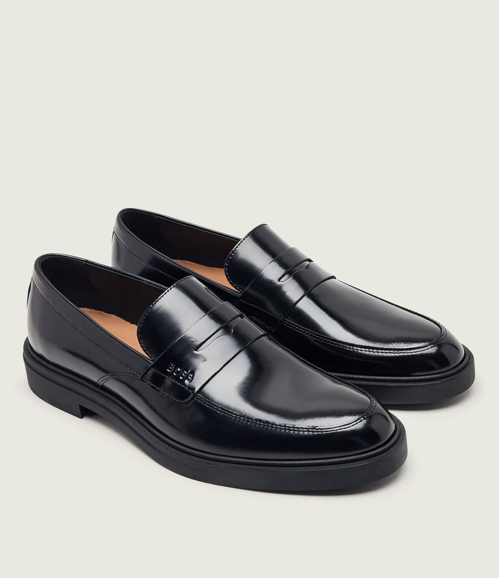 BOSS BLACK De piele pantofi loafer Calev_Loaf_bomfb