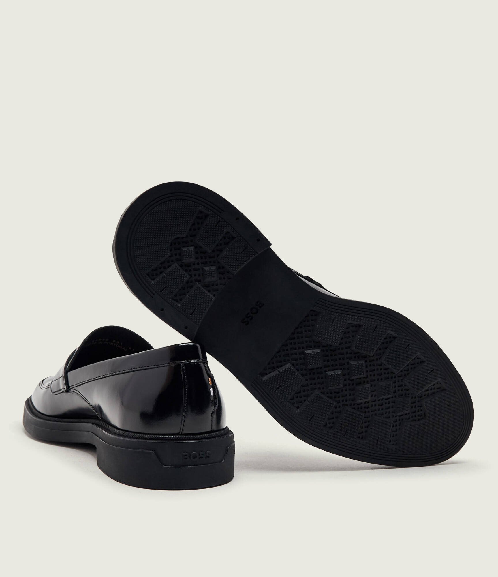 BOSS BLACK De piele pantofi loafer Calev_Loaf_bomfb