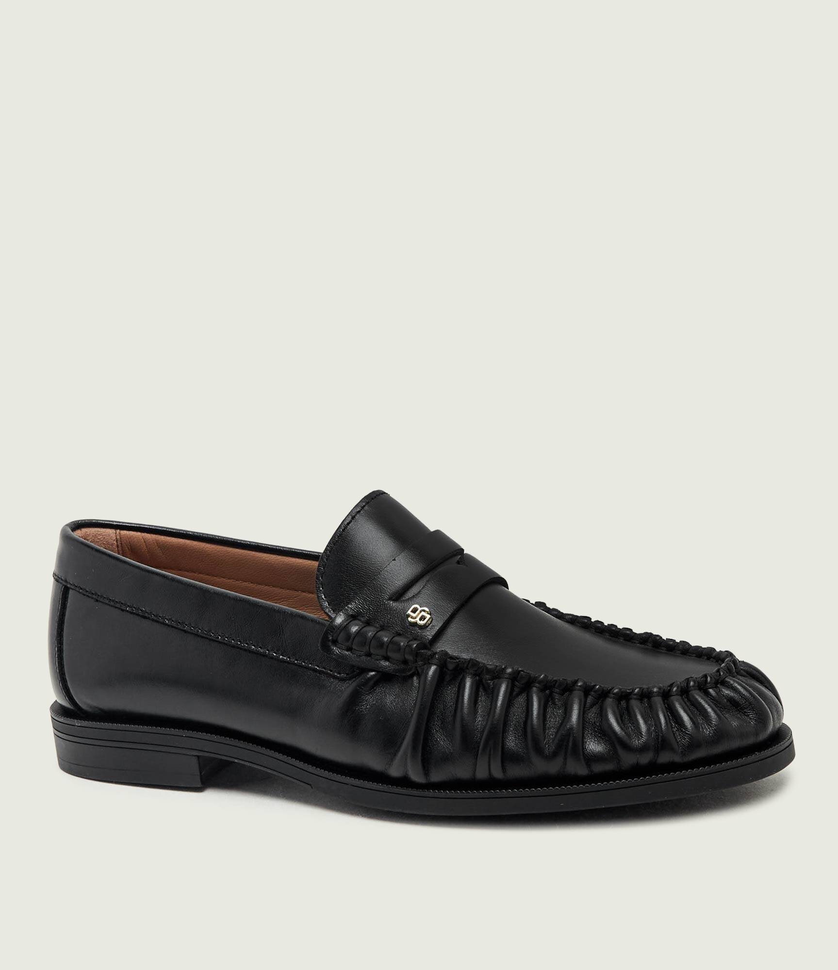 BOSS BLACK De piele pantofi loafer Lycia_Mocc_LTWR