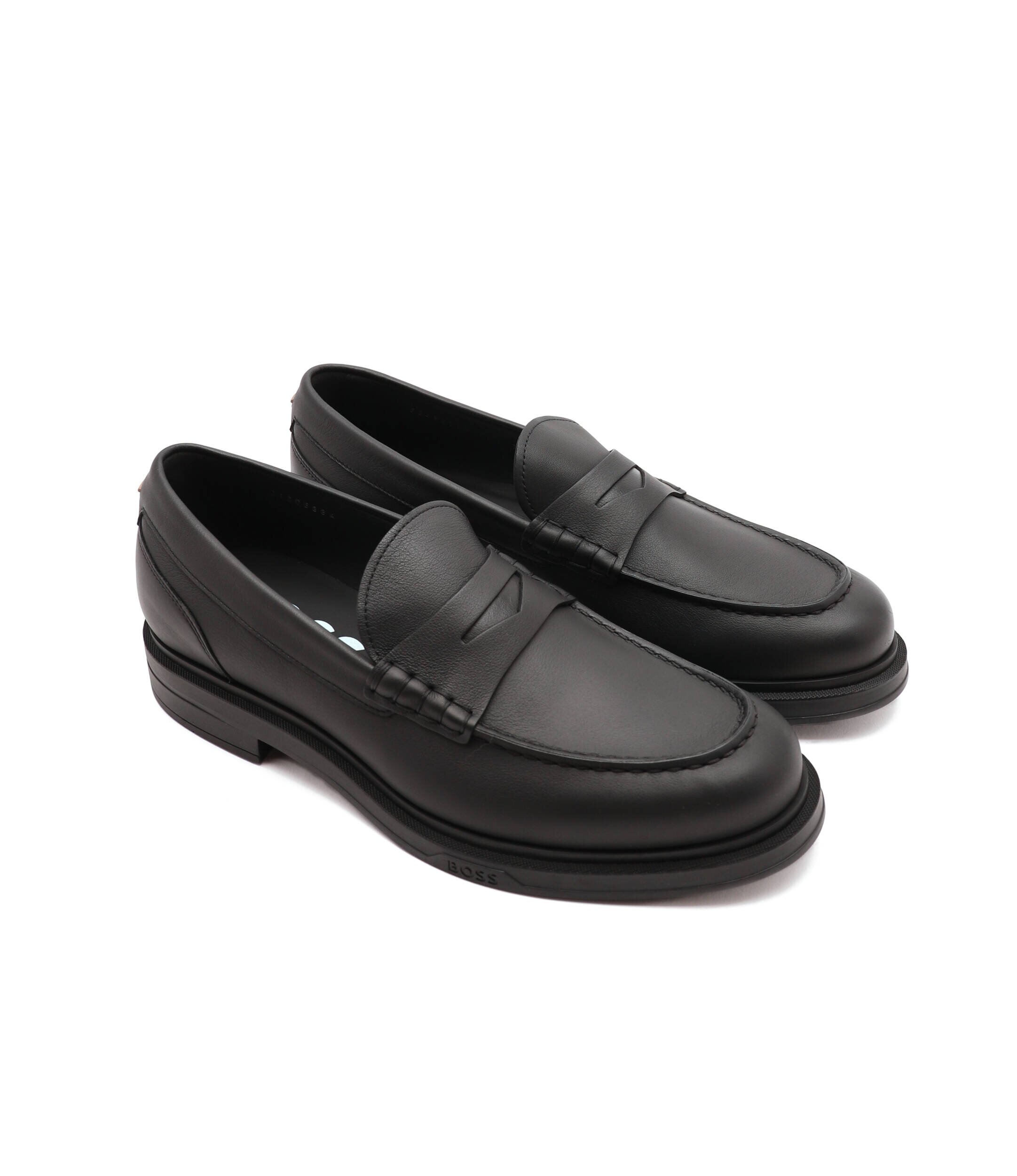 BOSS BLACK De piele pantofi loafer Saul_Loaf