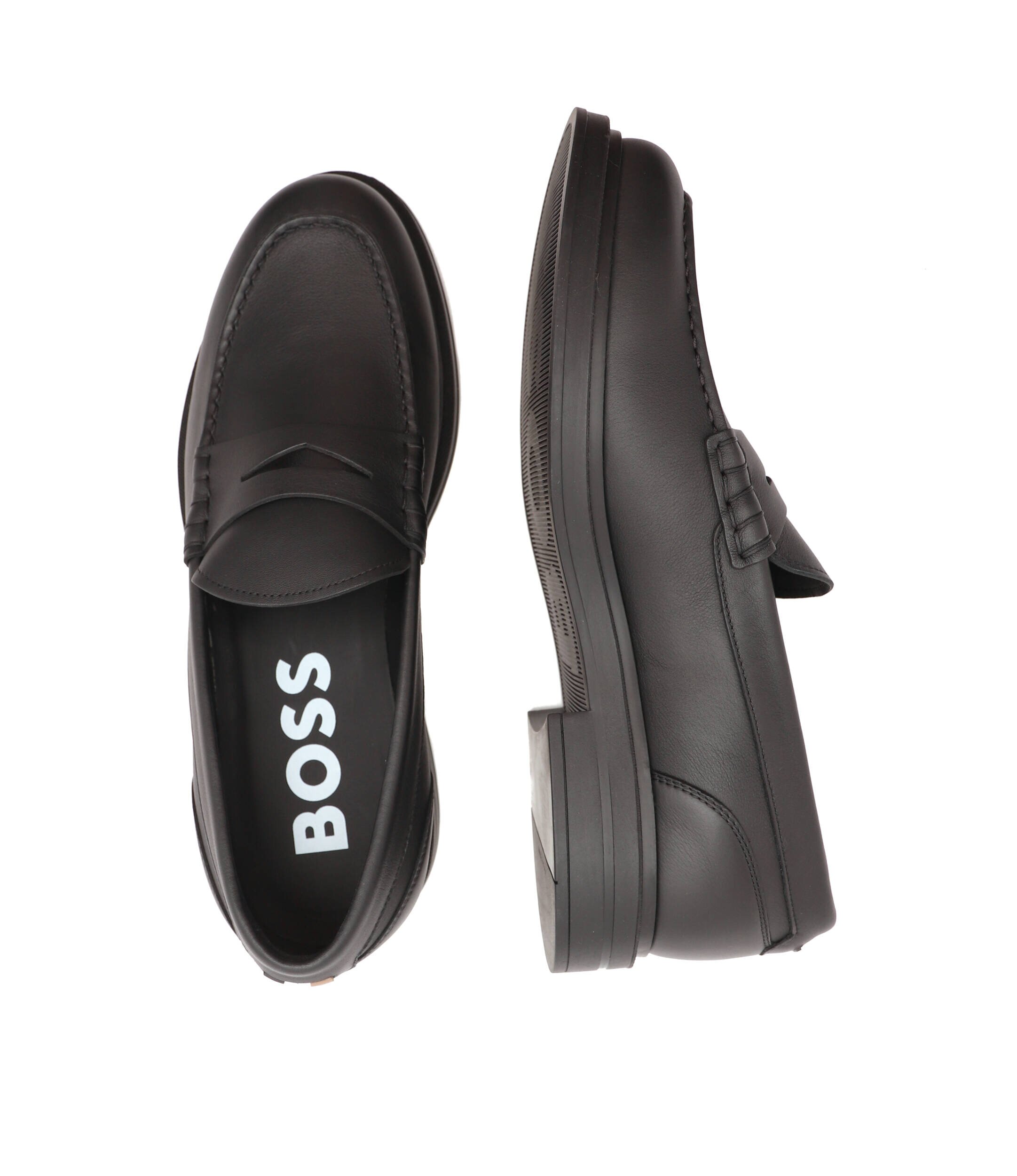 BOSS BLACK De piele pantofi loafer Saul_Loaf