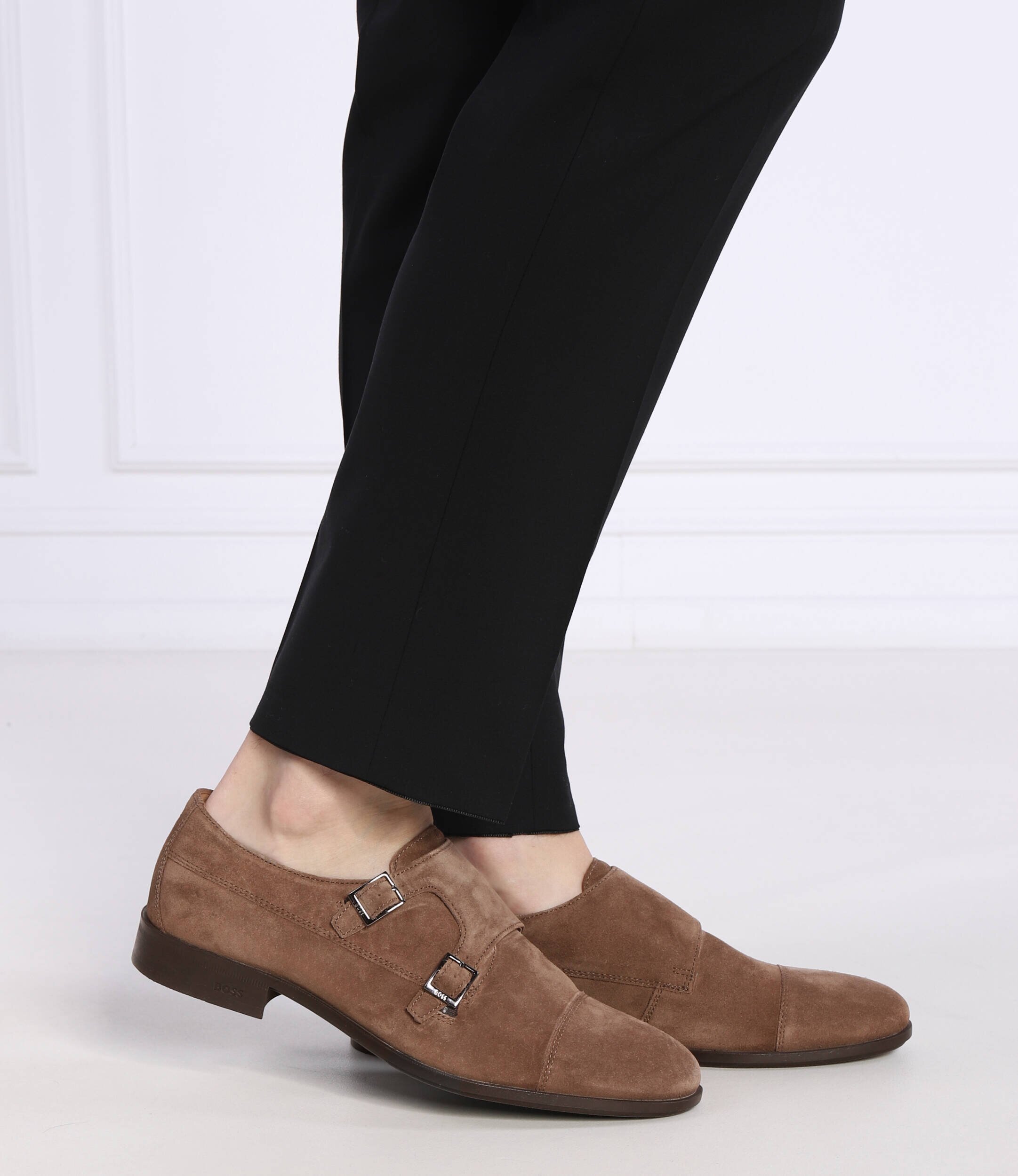 BOSS BLACK De piele pantofi monk Colby