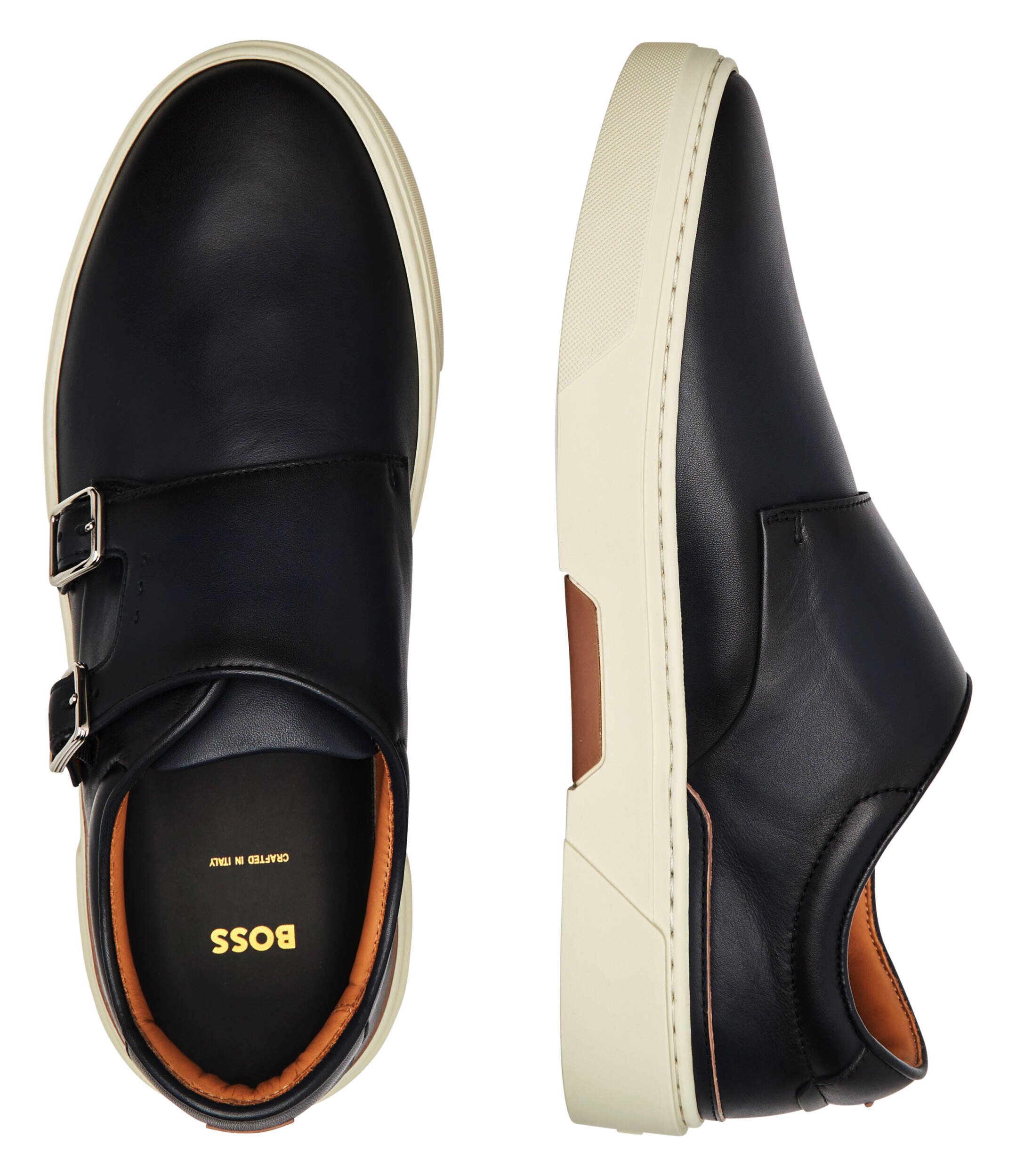 BOSS BLACK De piele pantofi monk Gary