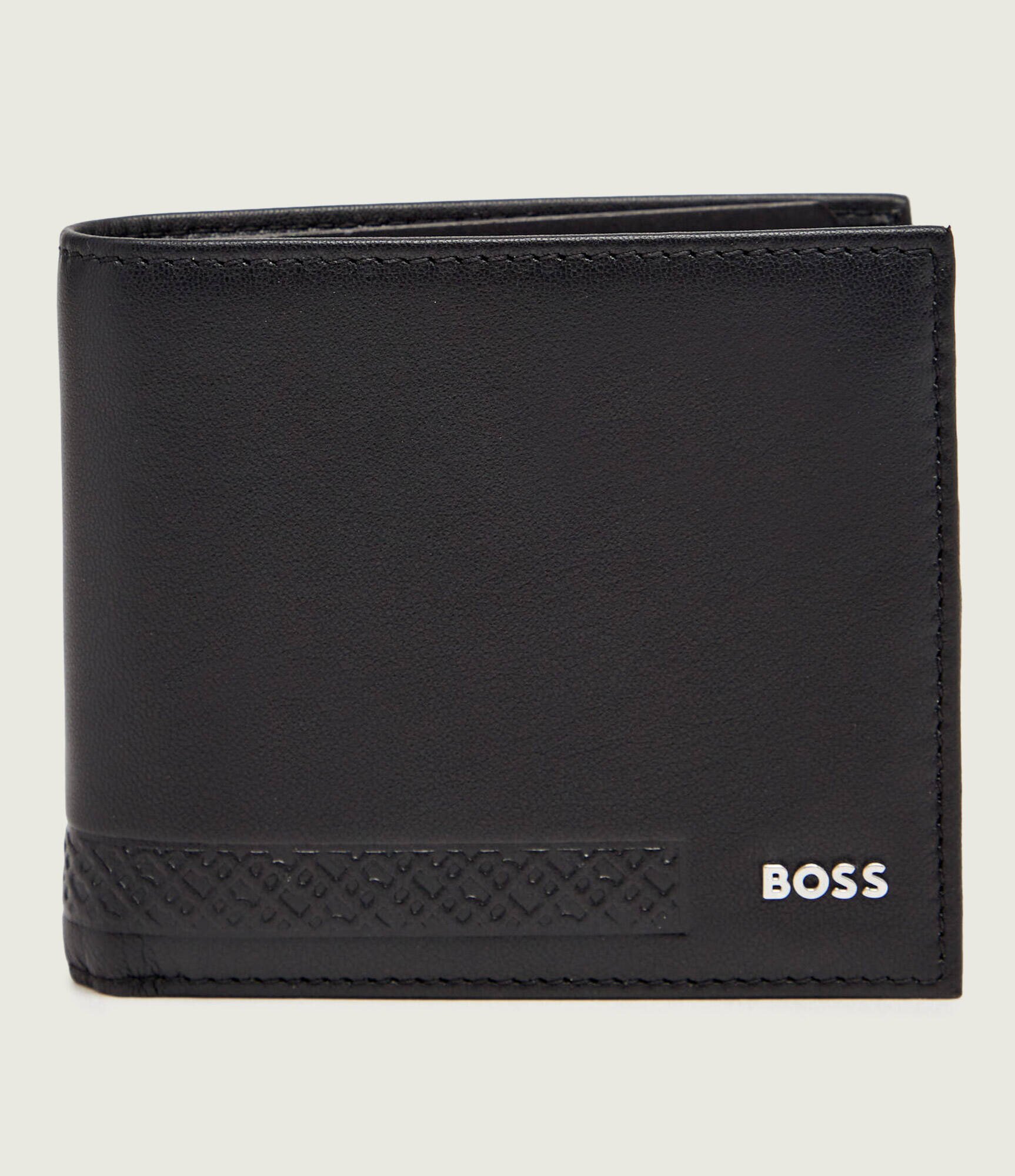 BOSS BLACK De piele portofel GB_Monogram