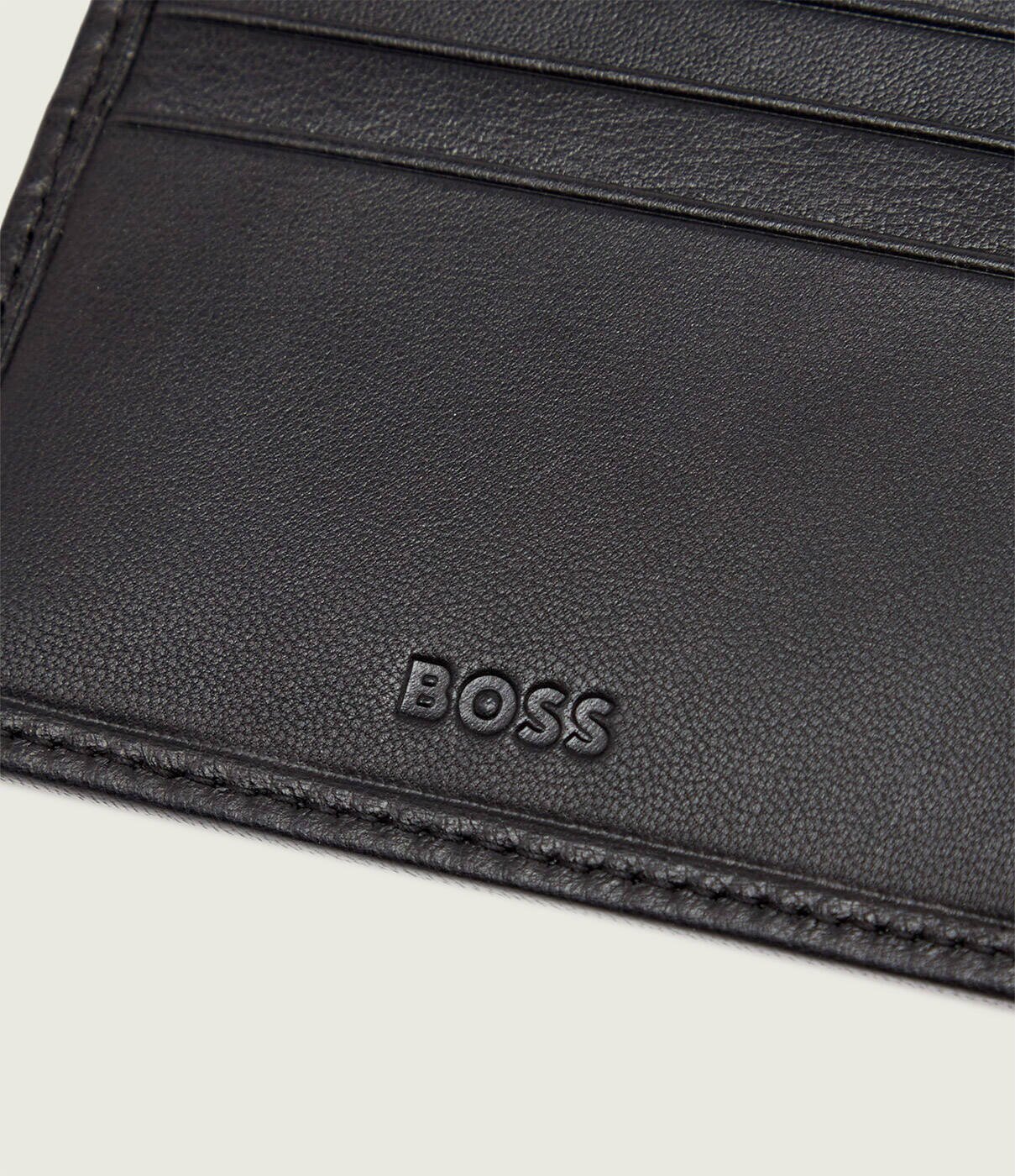BOSS BLACK De piele portofel GB_Monogram