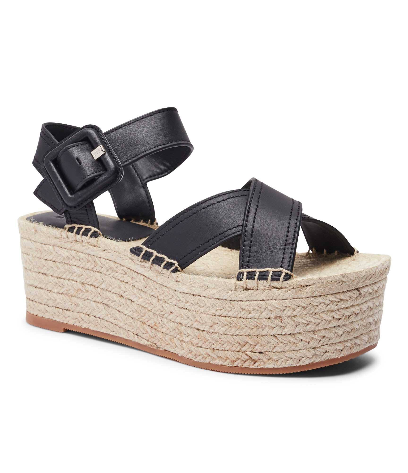 BOSS BLACK De piele sandale Machica_Pltsan_LTBK