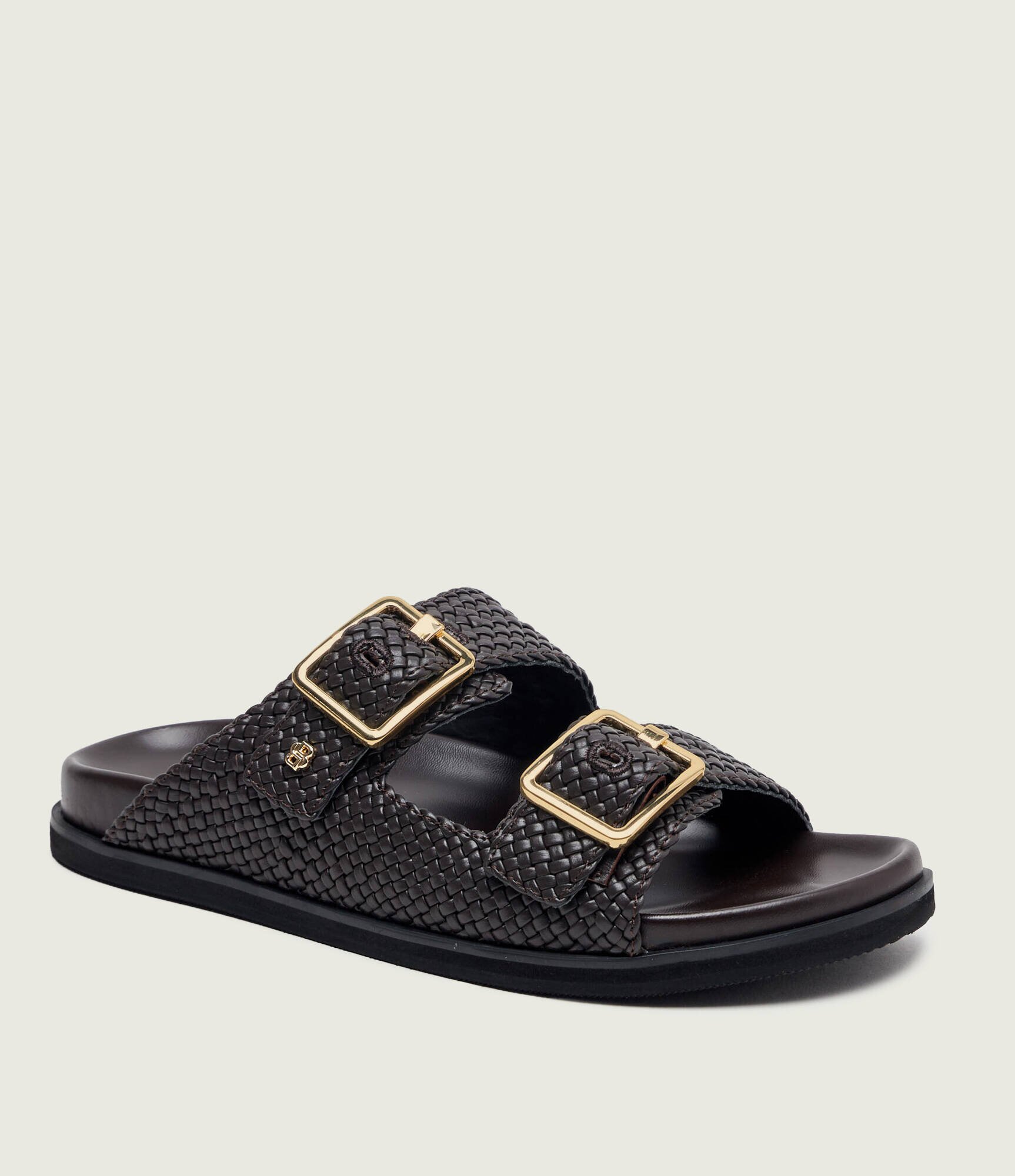 BOSS BLACK De piele șlapi Freyah