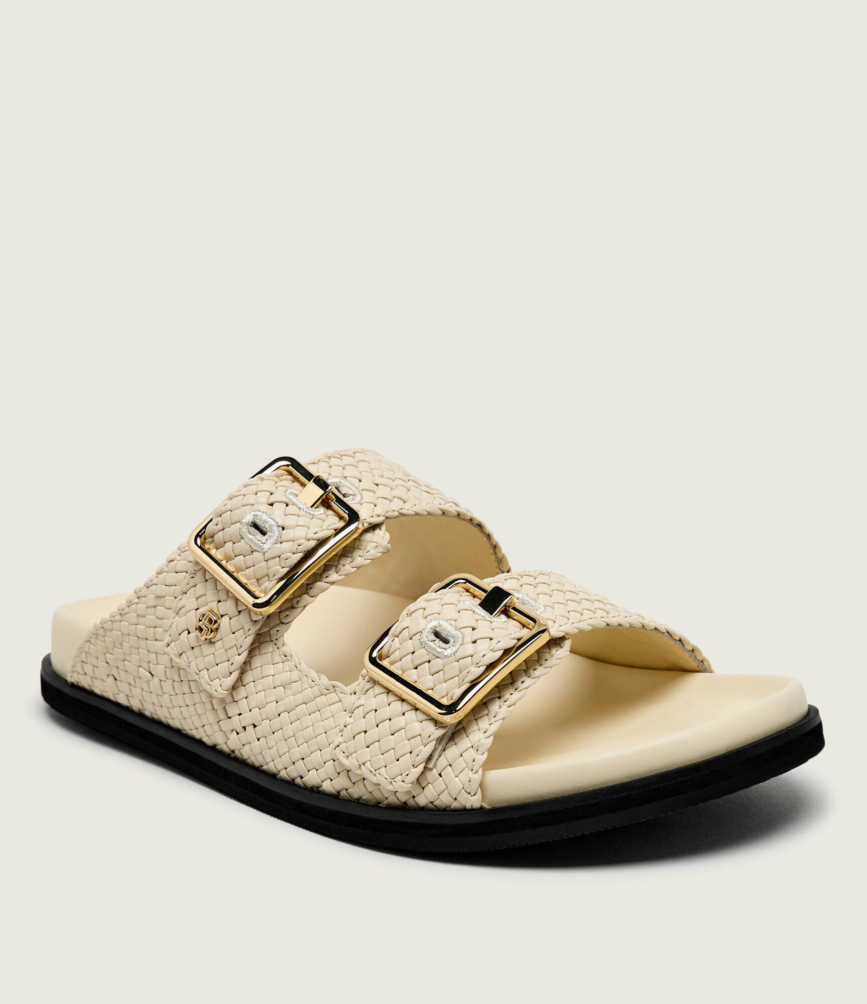 BOSS BLACK De piele șlapi Freyah_Slide_WVL