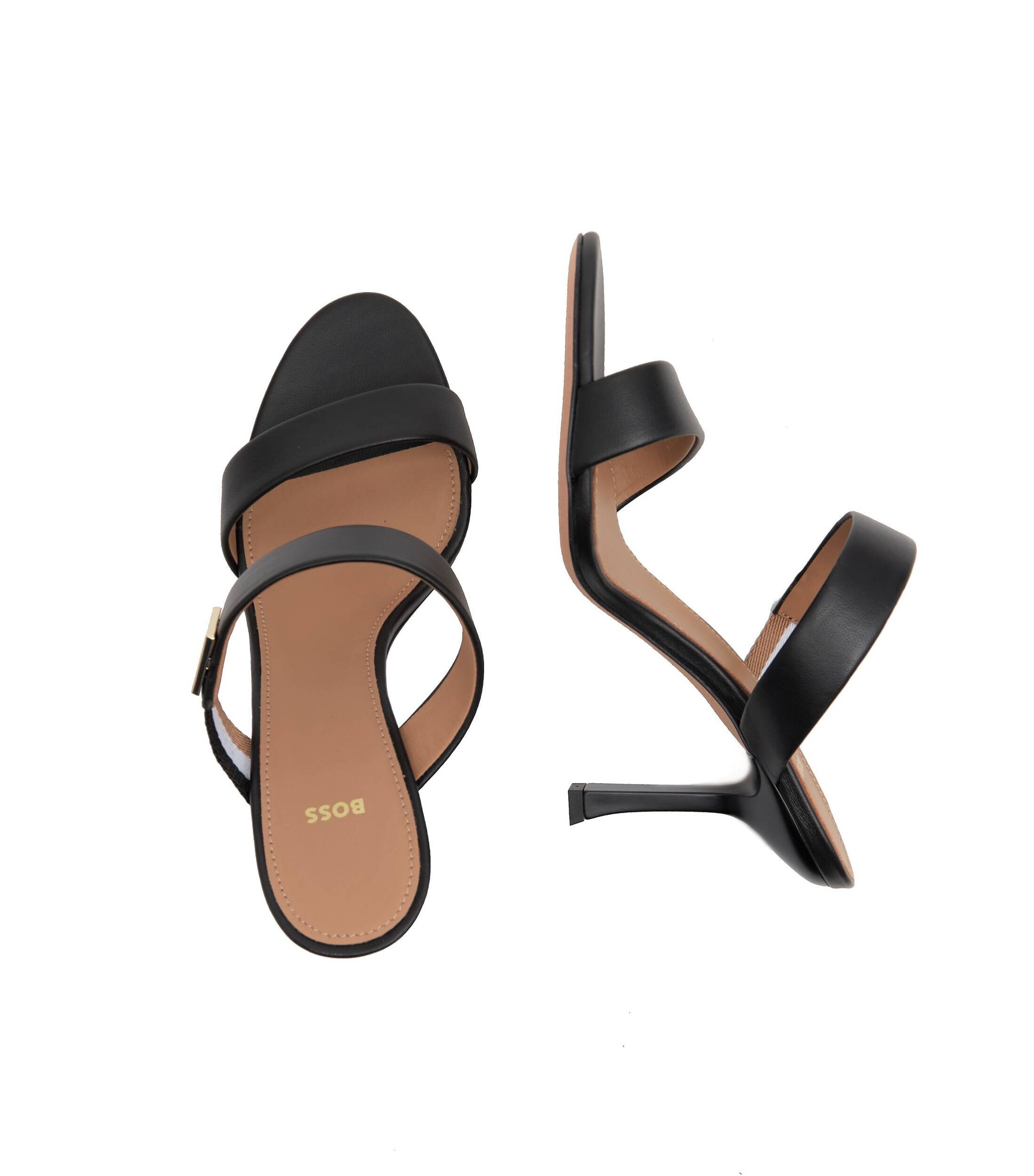 BOSS BLACK De piele șlapi Mandy Sandal 90-N