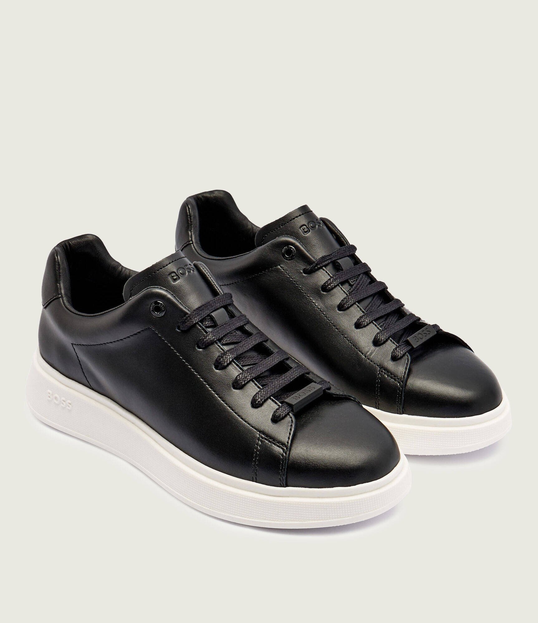 BOSS BLACK De piele sneakers Bulton