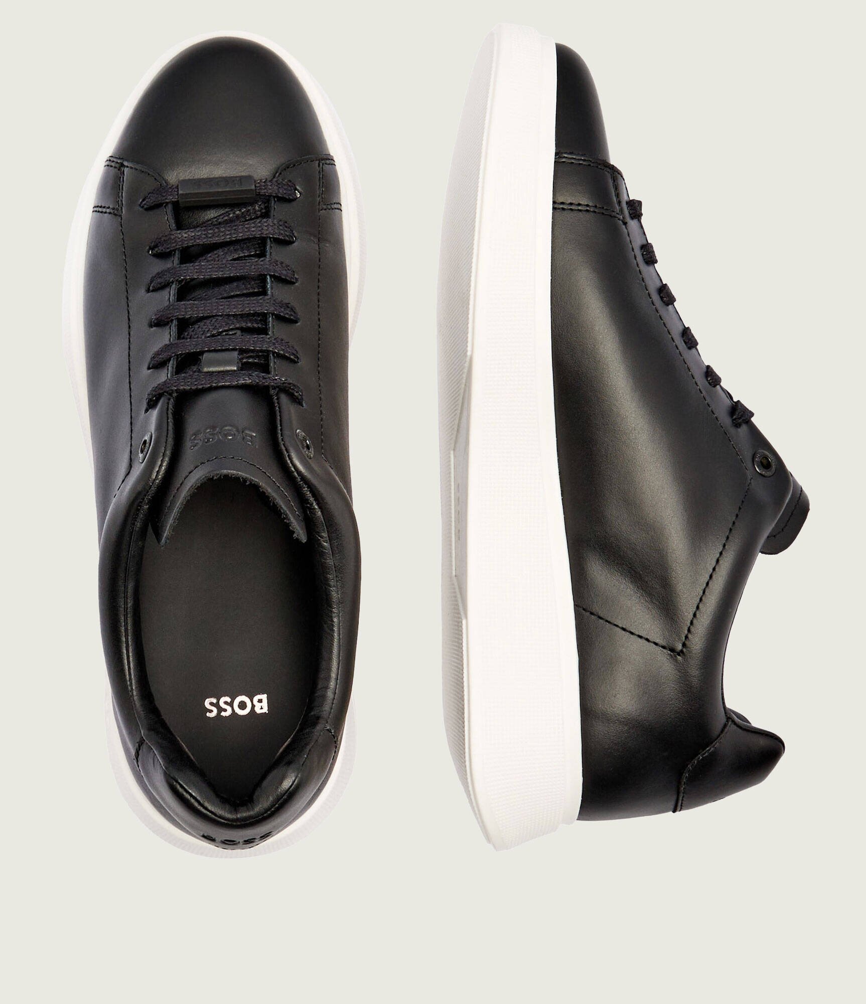 BOSS BLACK De piele sneakers Bulton