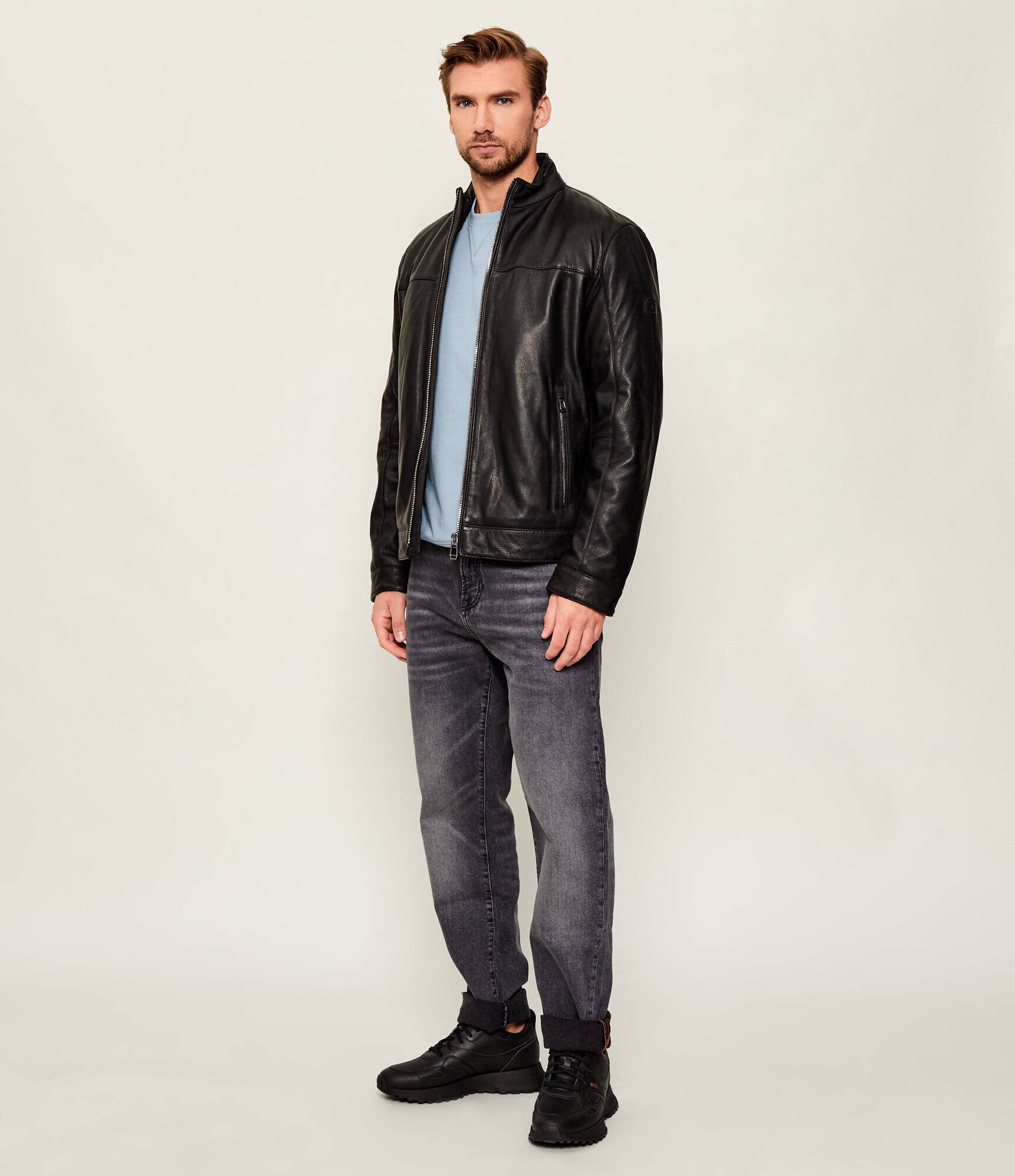 BOSS BLACK De piele sneakers JONAH