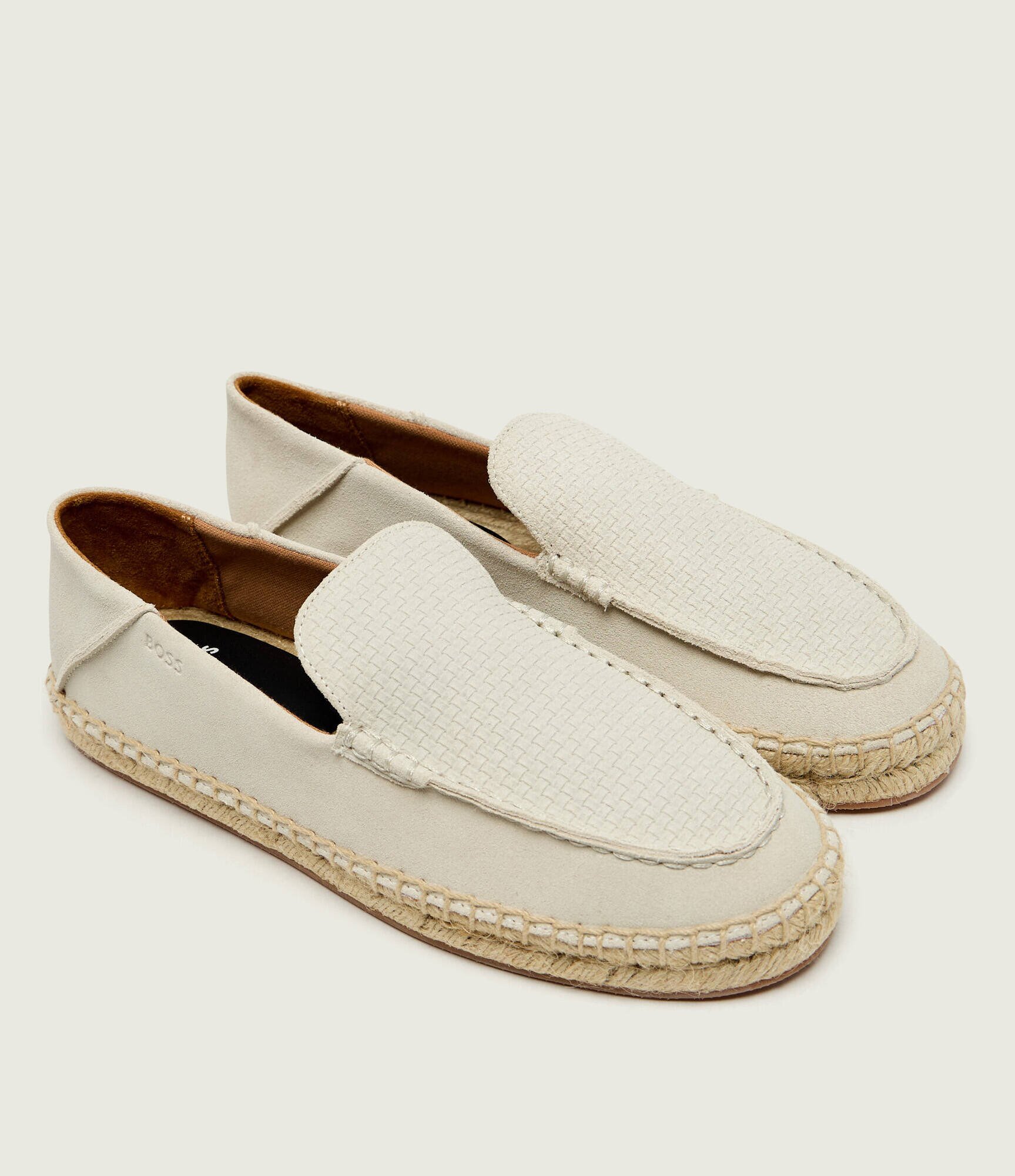 BOSS BLACK Espadrile Madeira_mocc_sdwv | piele întoarsă