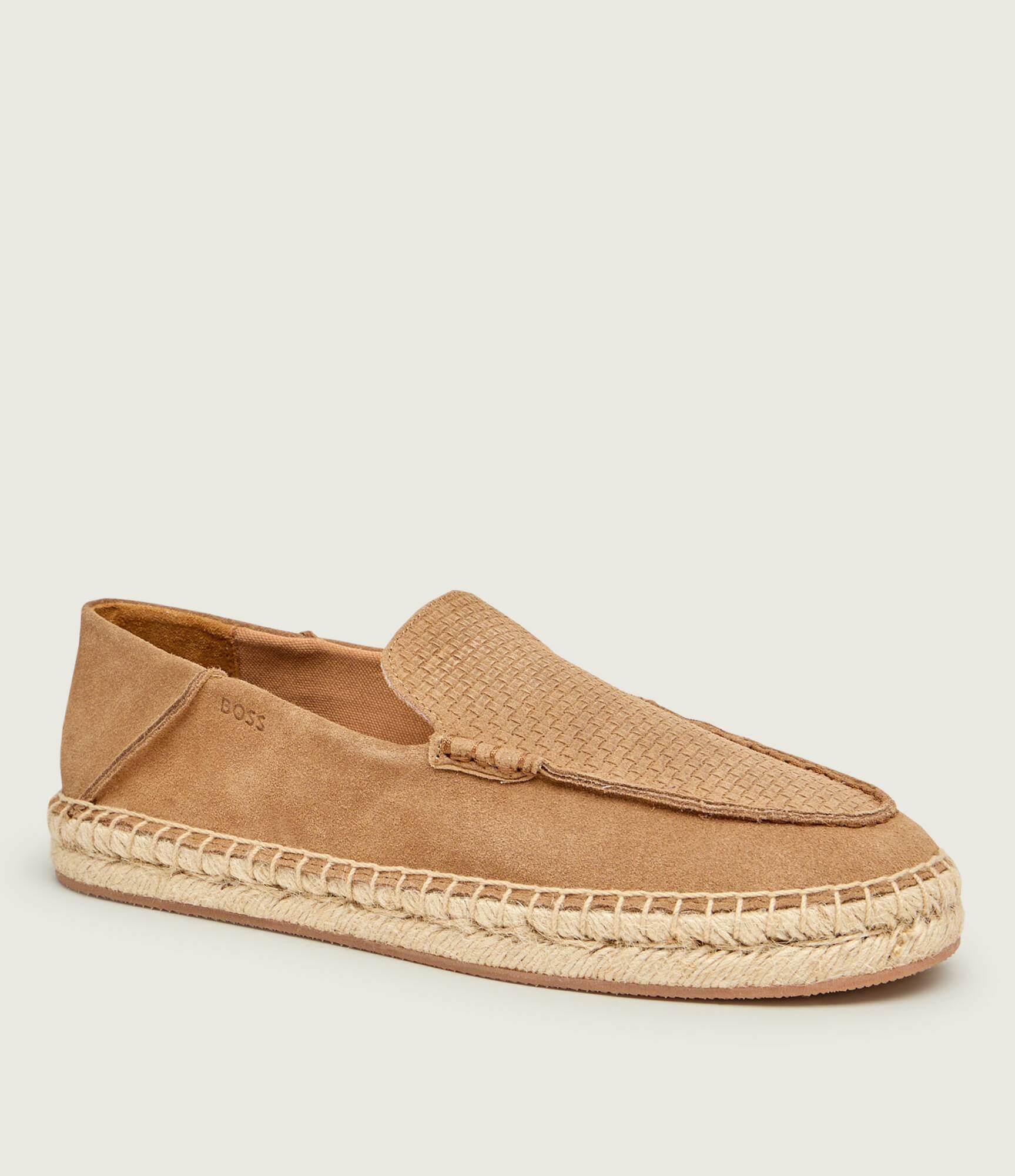 BOSS BLACK Espadrile Madeira_mocc_sdwv | piele întoarsă
