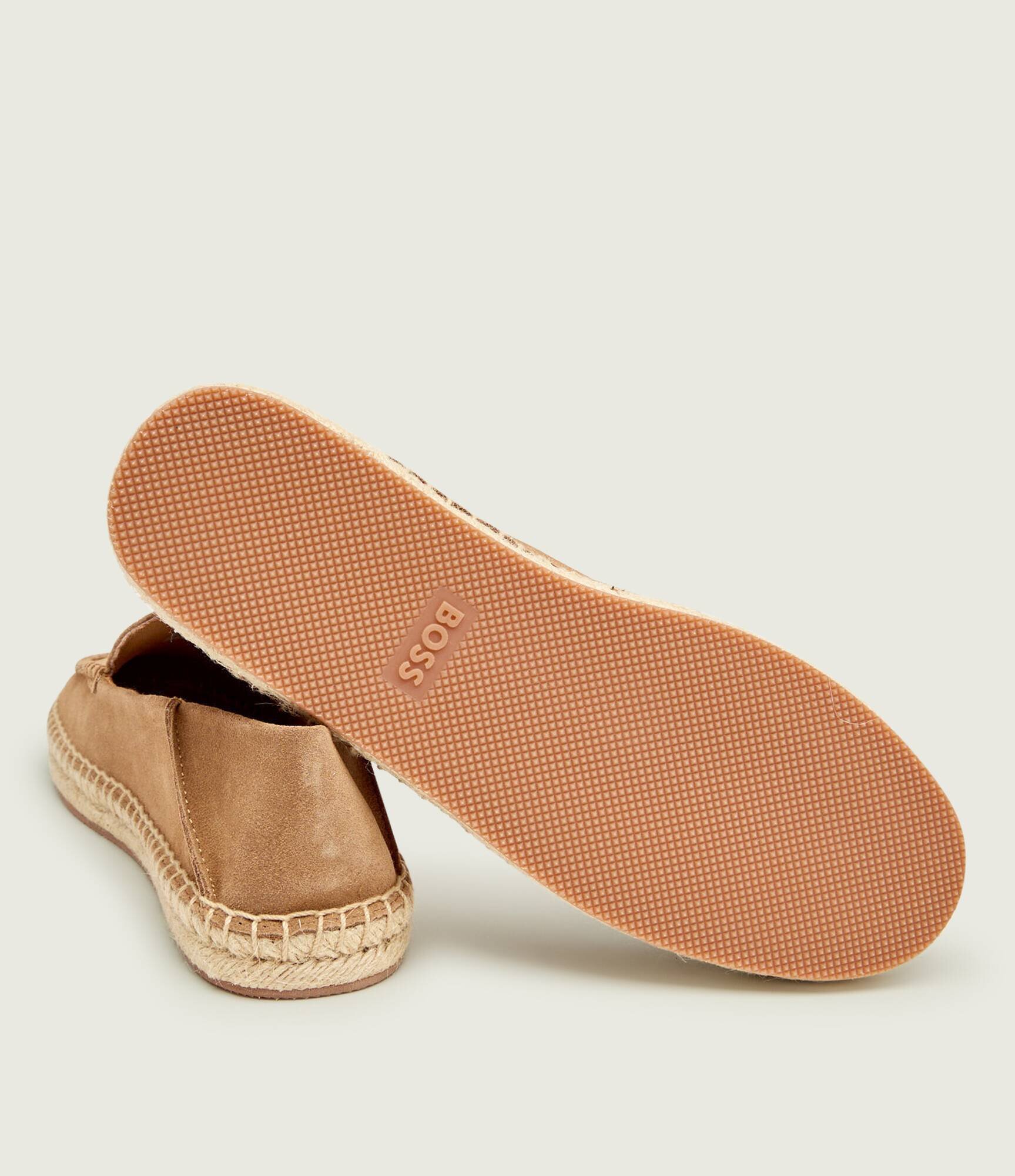 BOSS BLACK Espadrile Madeira_mocc_sdwv | piele întoarsă