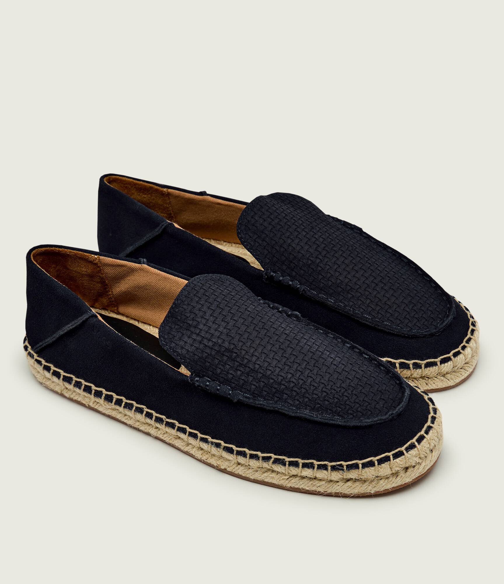 BOSS BLACK Espadrile Madeira_mocc_sdwv | piele întoarsă