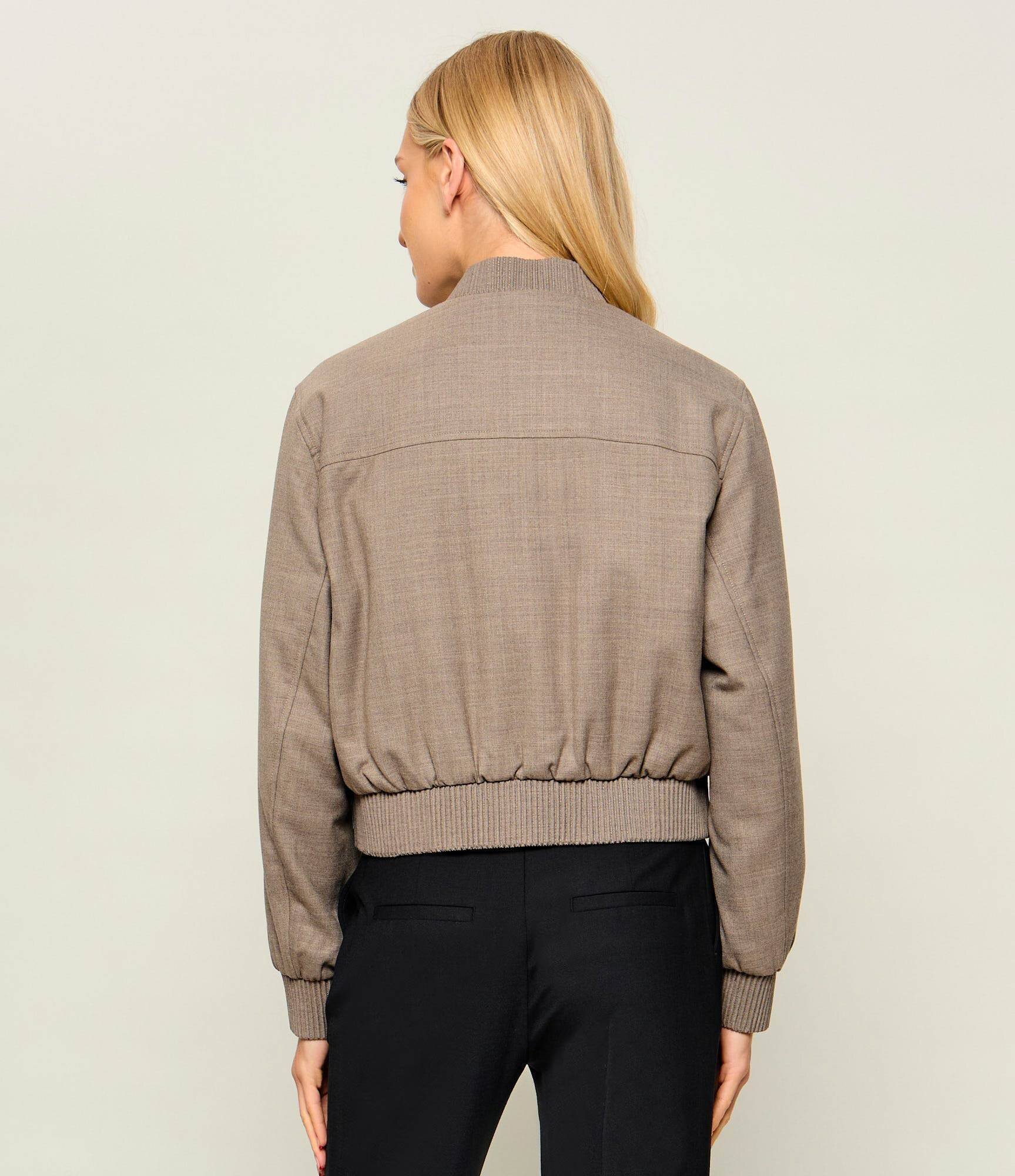 BOSS BLACK Geacă bomber Jamayati | Relaxed fit cu adaos de lână