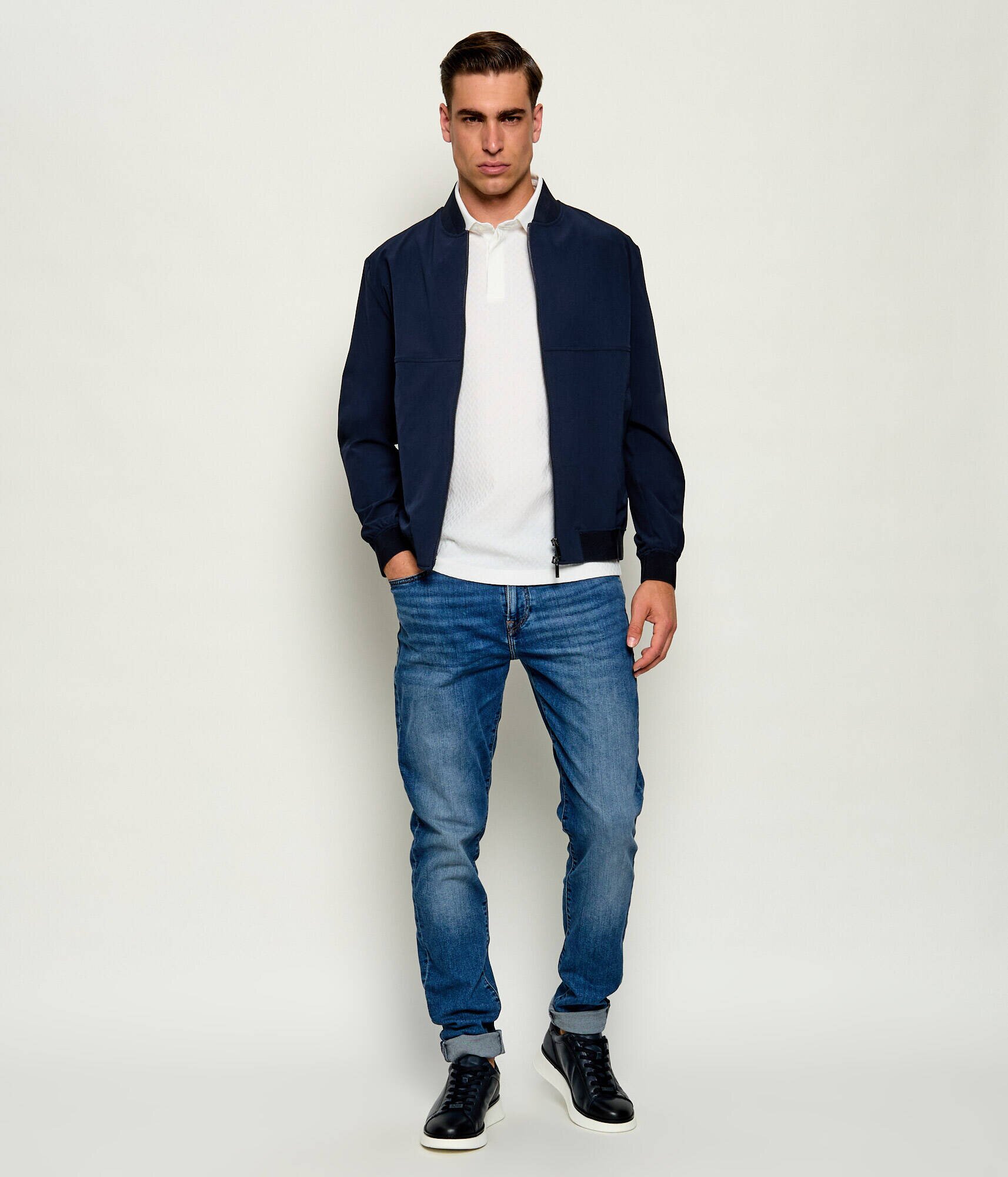 BOSS BLACK Geacă bomber P-Hanry-bmb-wg-263f | Slim Fit