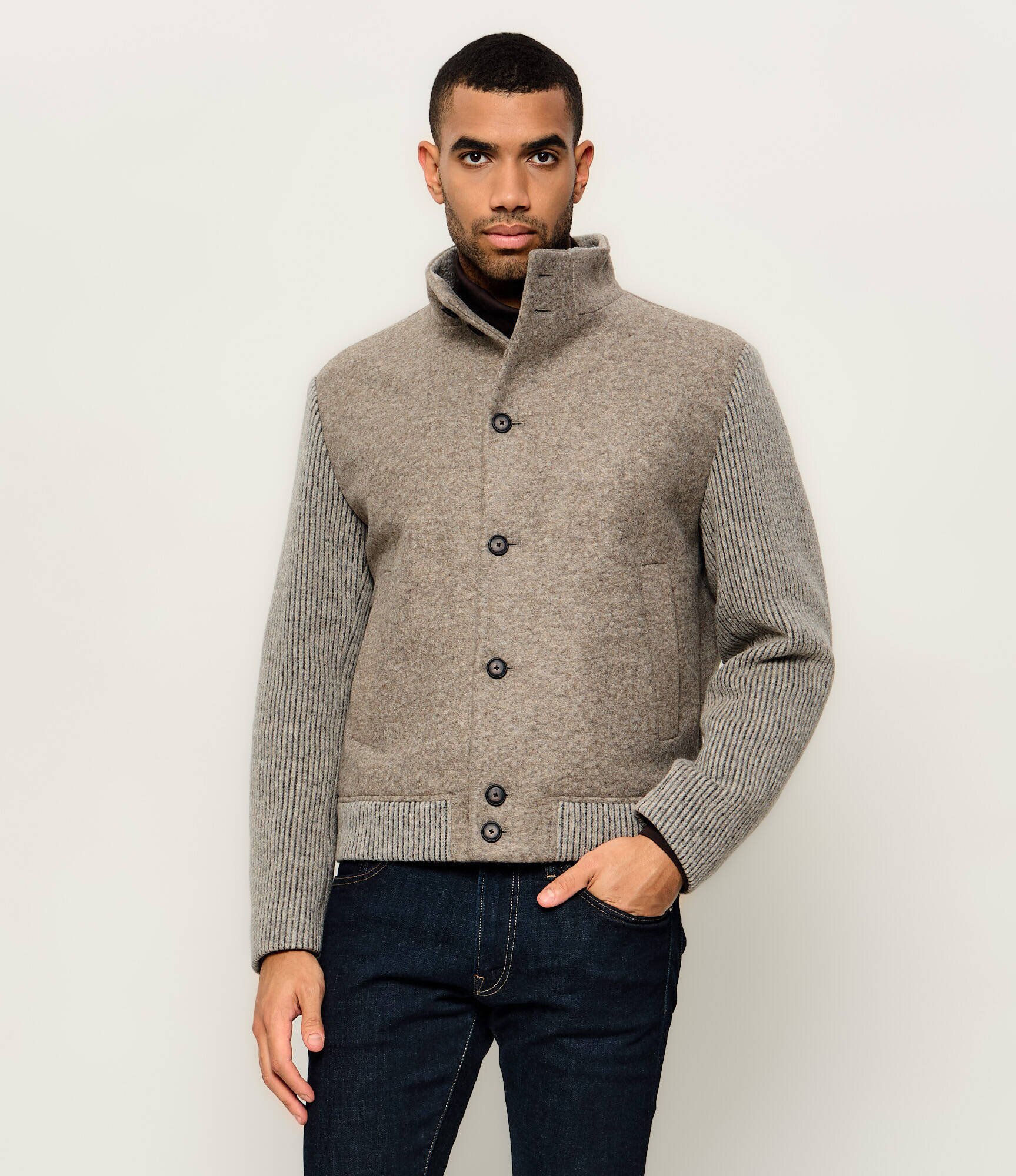 BOSS BLACK Geacă C-Charly-Hybrid-264 | regular fit cu adaos de lână