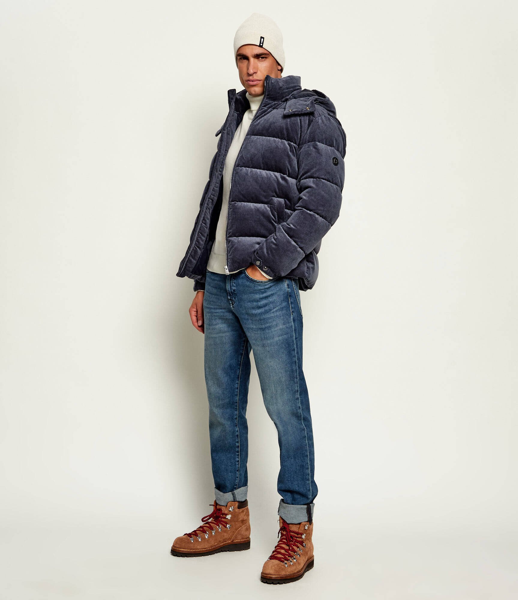 BOSS BLACK Geacă C-Claudion | regular fit | catifea reiată