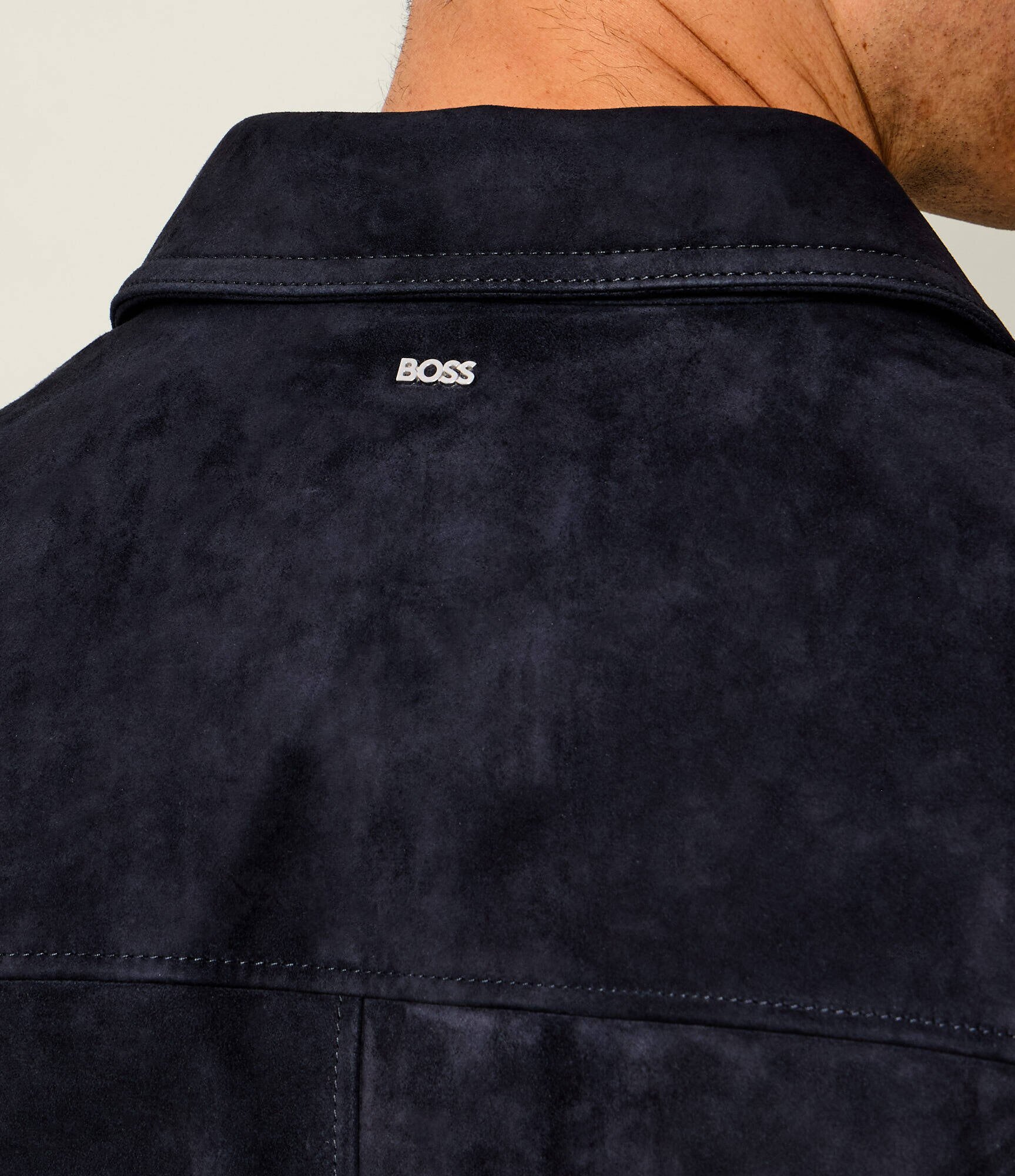 BOSS BLACK Geacă H-Malbano7 | regular fit | piele întoarsă