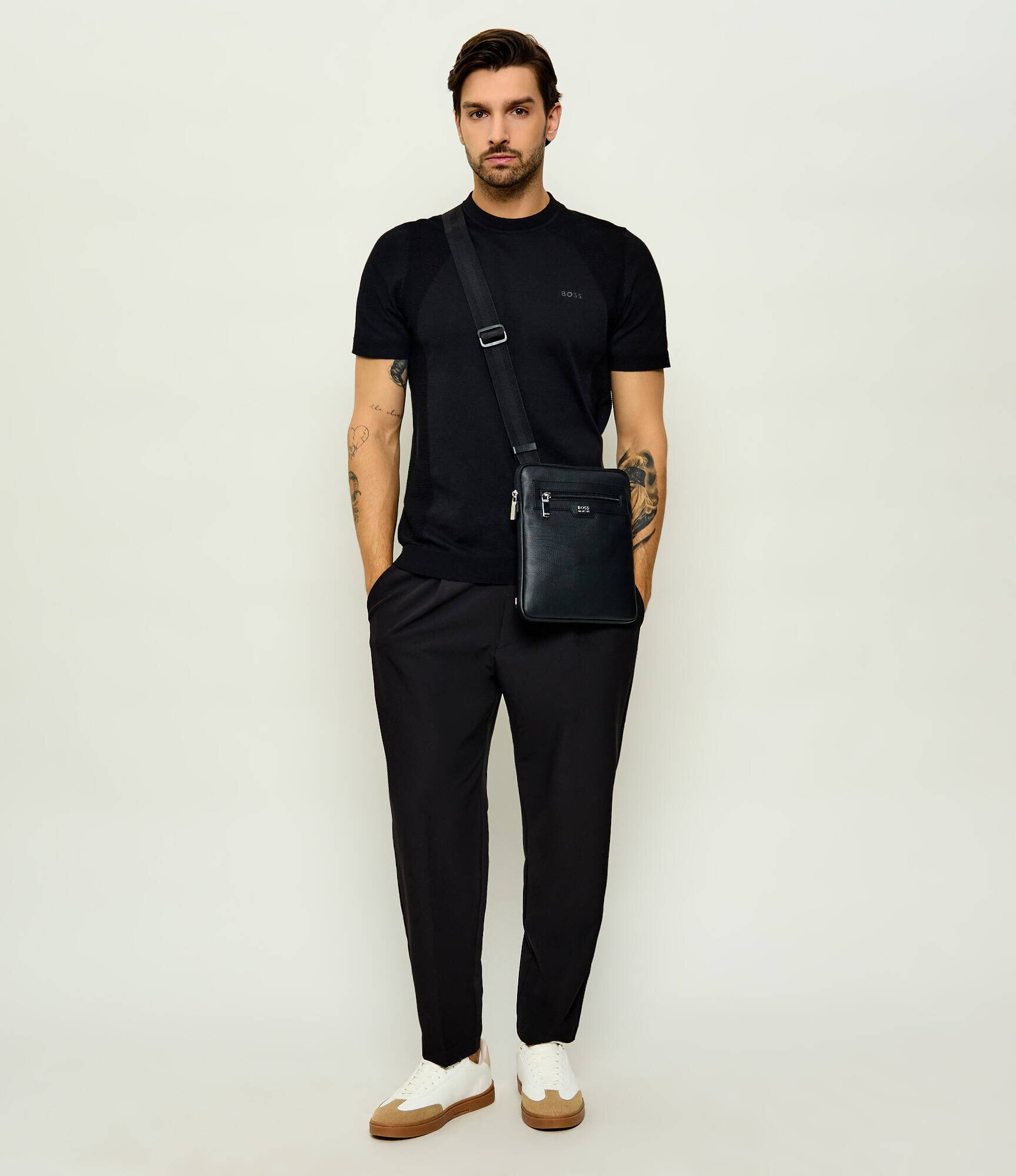 BOSS BLACK Geantă reporter Lewys_Envelope