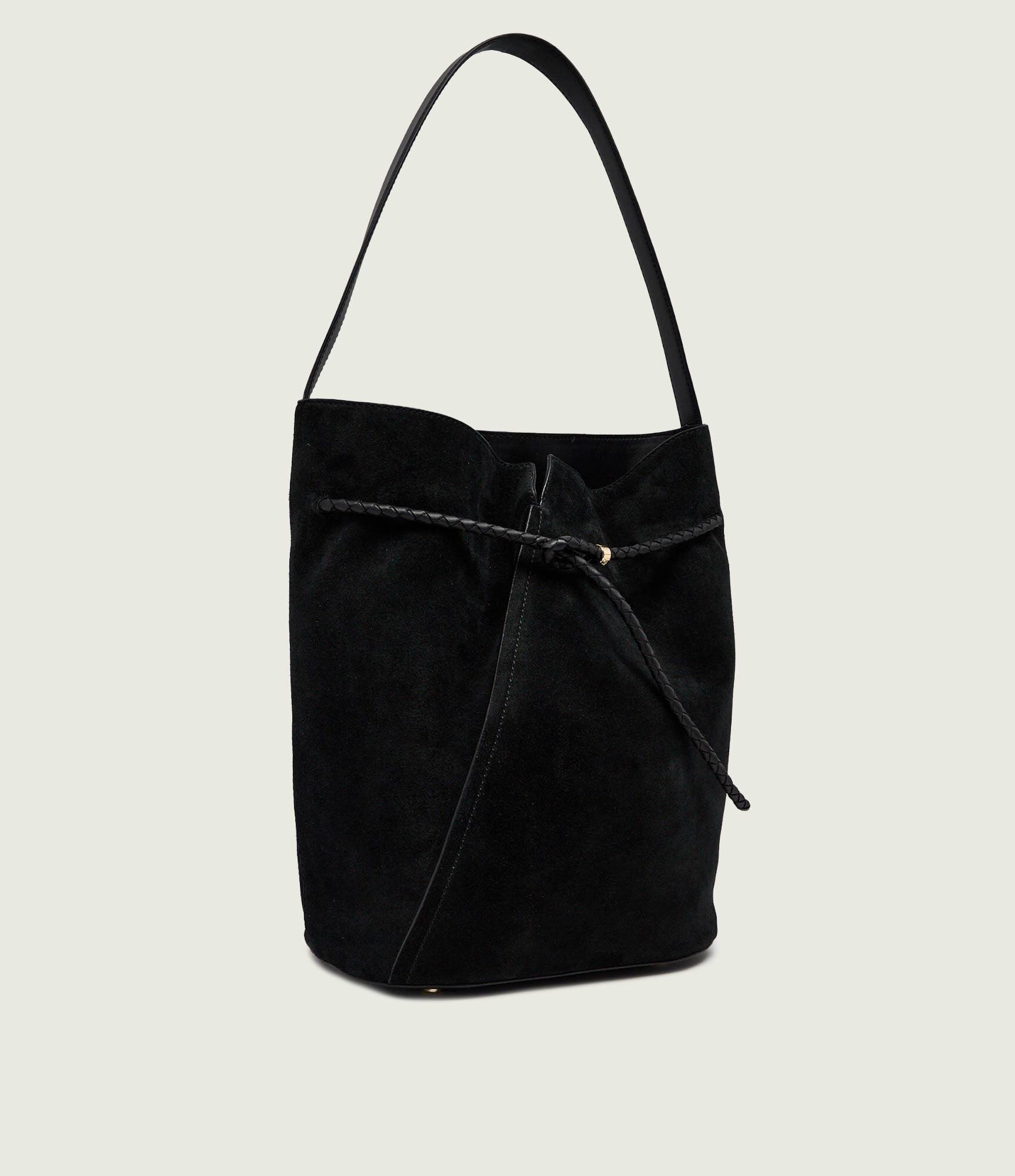 BOSS BLACK Geantă tip sac Boss Revers | piele întoarsă