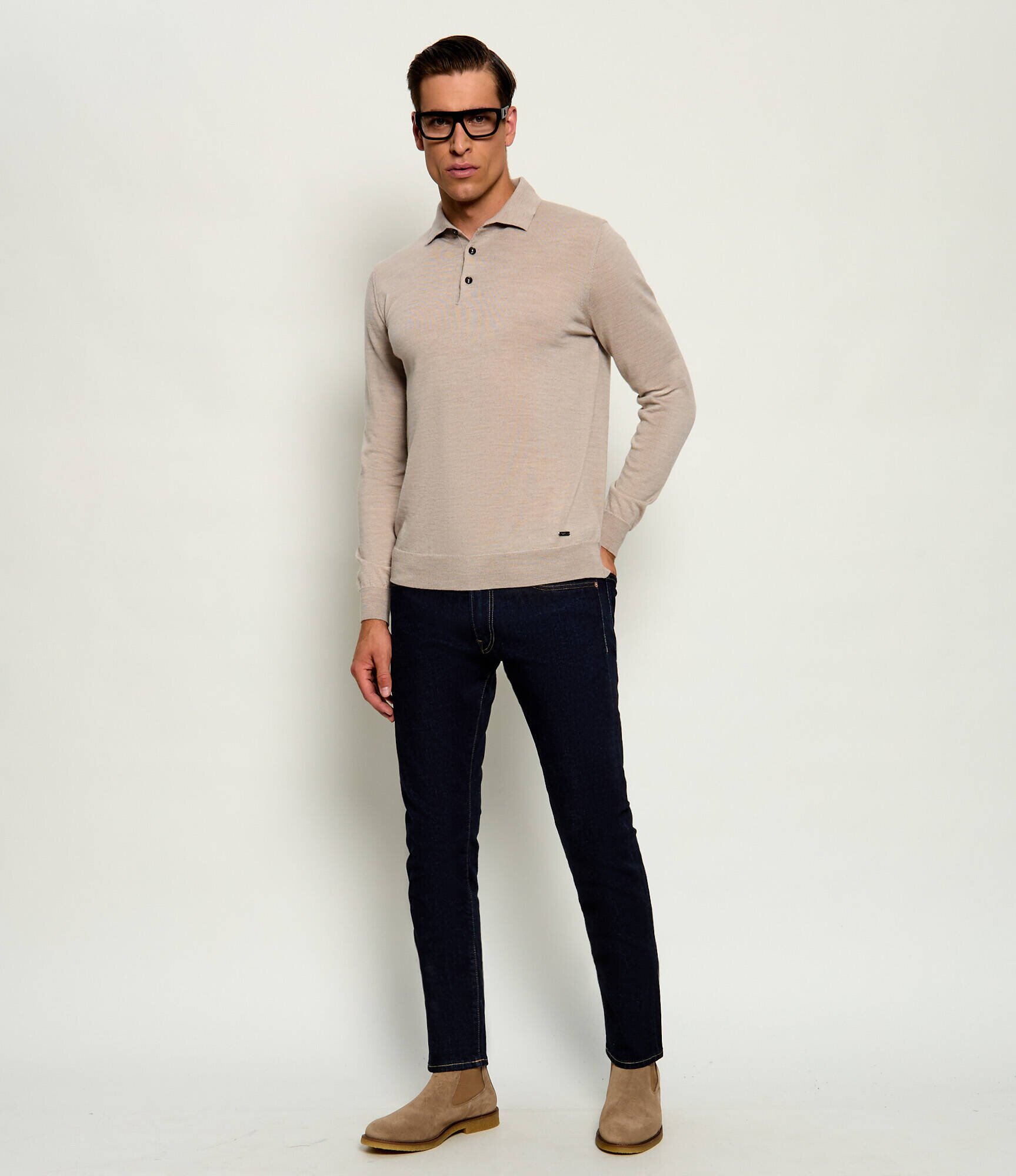 BOSS BLACK Ghete chelsea Kope_Cheb_sdd | piele întoarsă