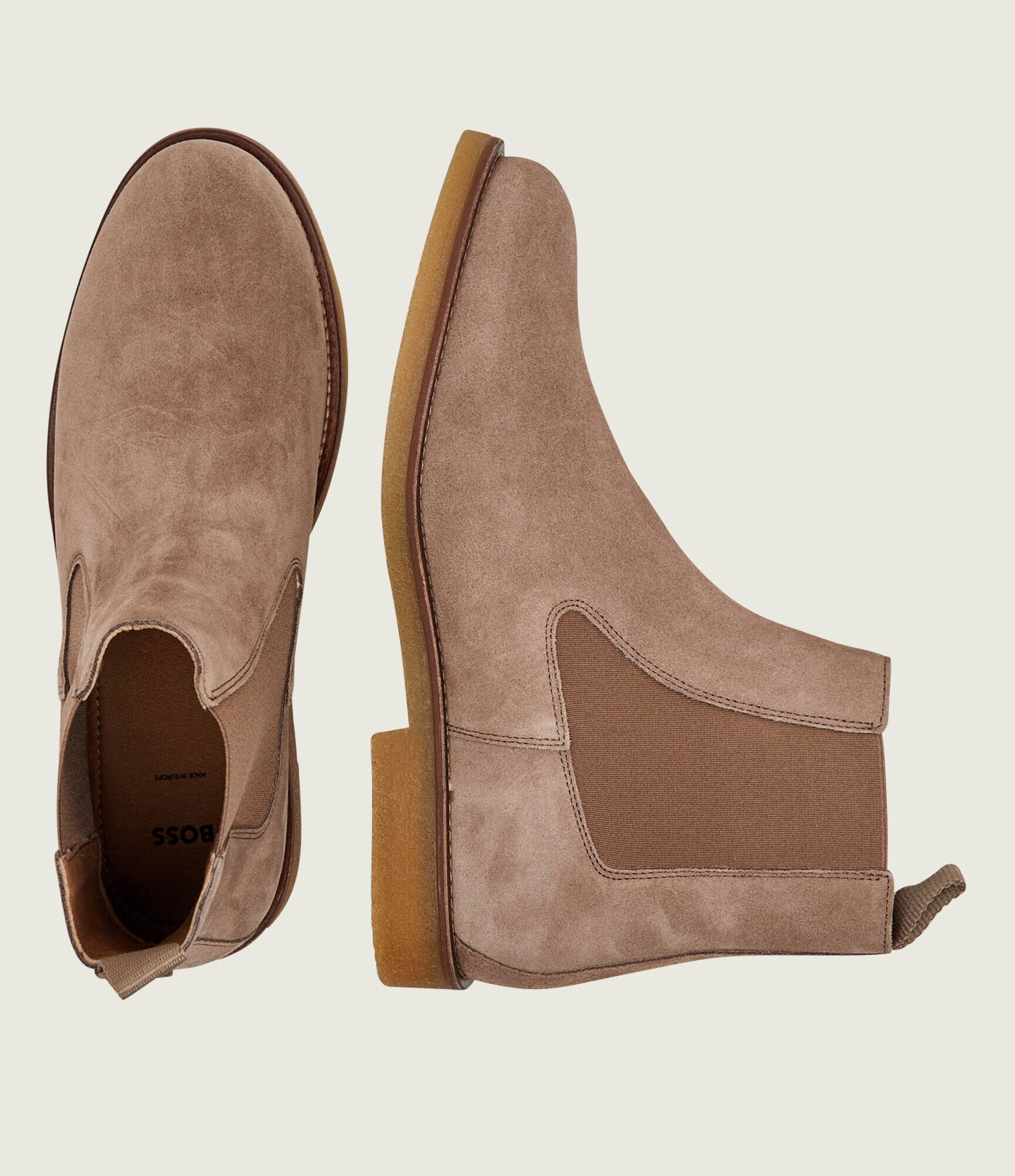 BOSS BLACK Ghete chelsea Kope_Cheb_sdd | piele întoarsă