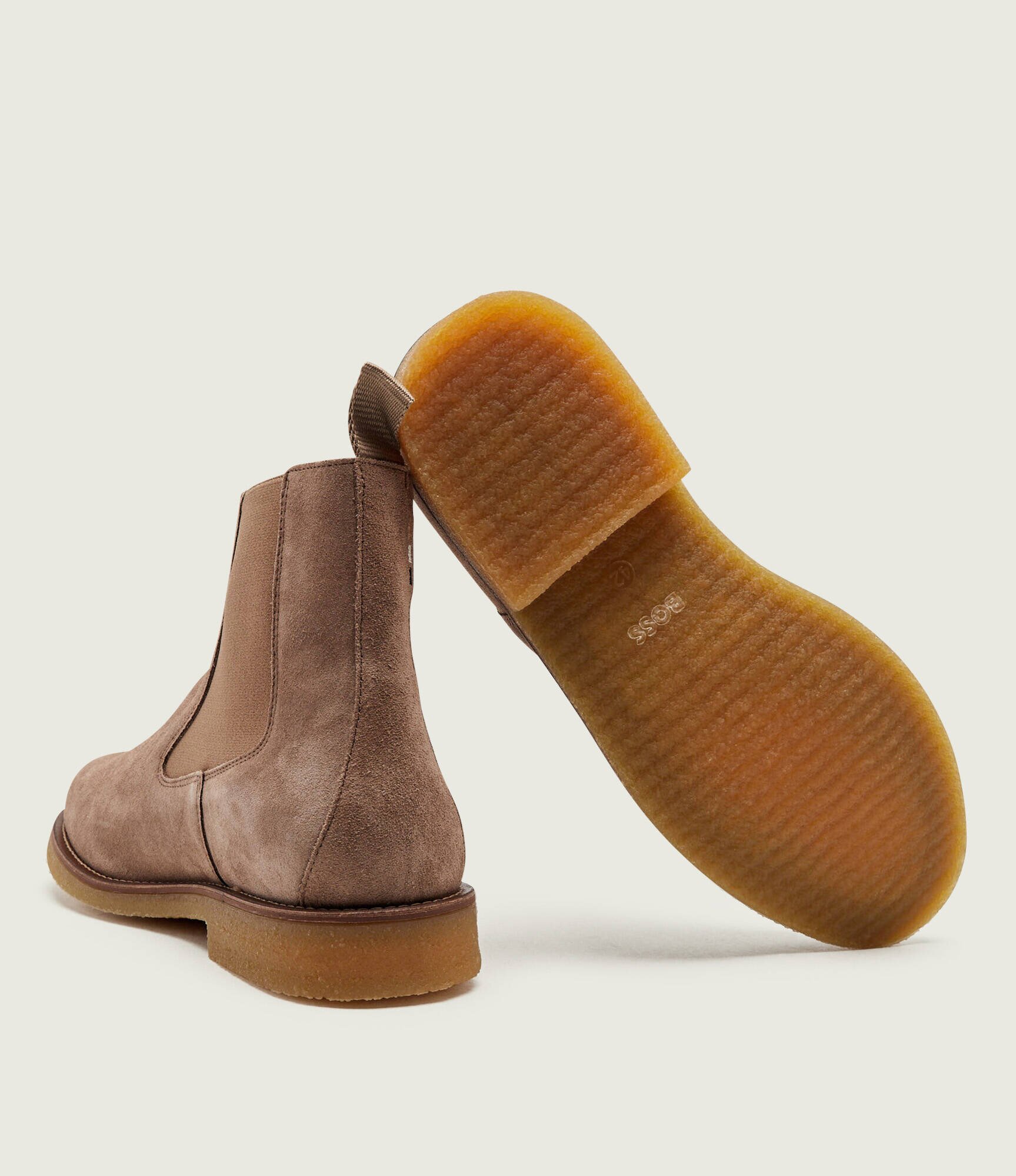 BOSS BLACK Ghete chelsea Kope_Cheb_sdd | piele întoarsă