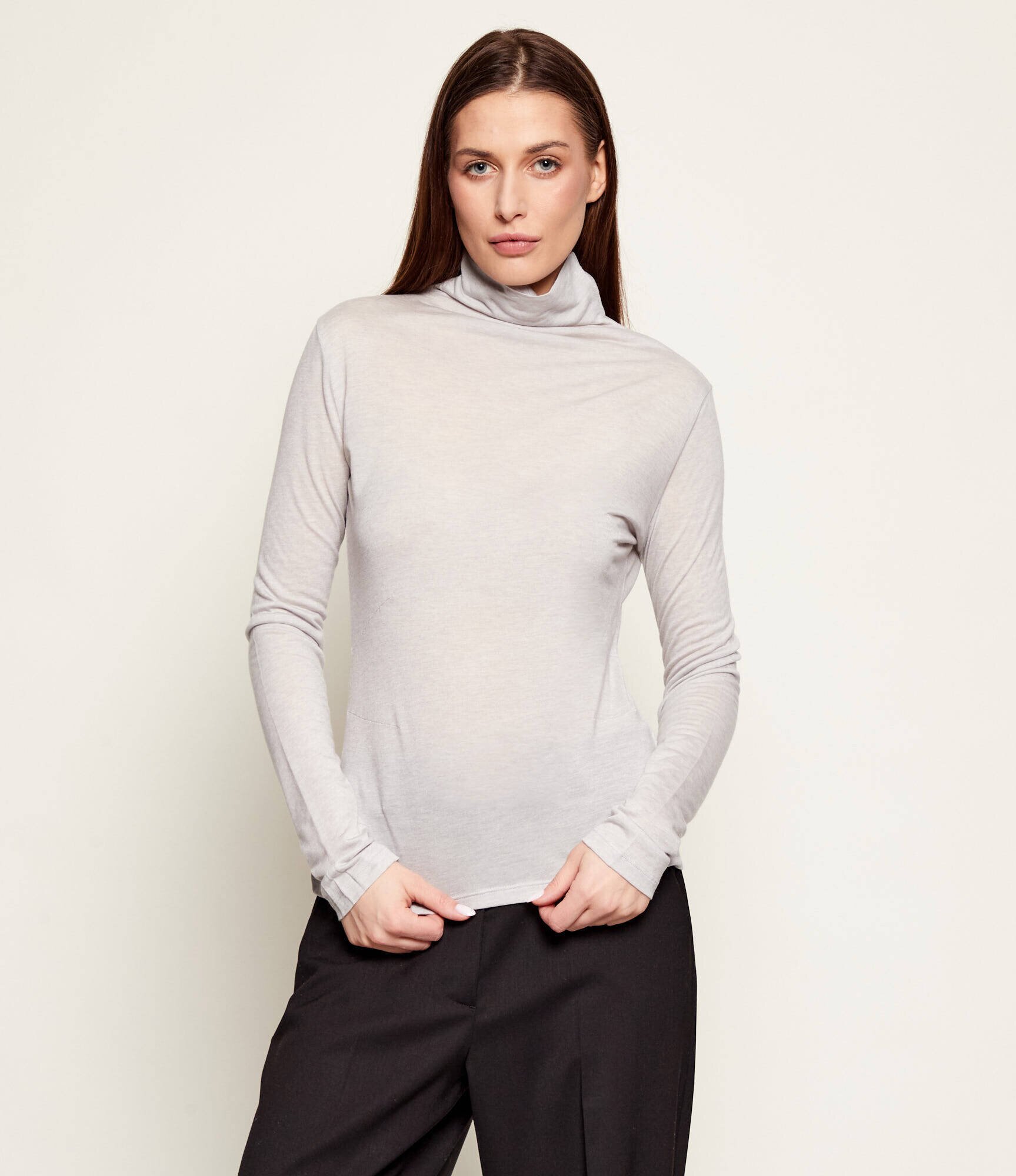 BOSS BLACK Guler înalt Elavu | Slim Fit cu adaos de lână