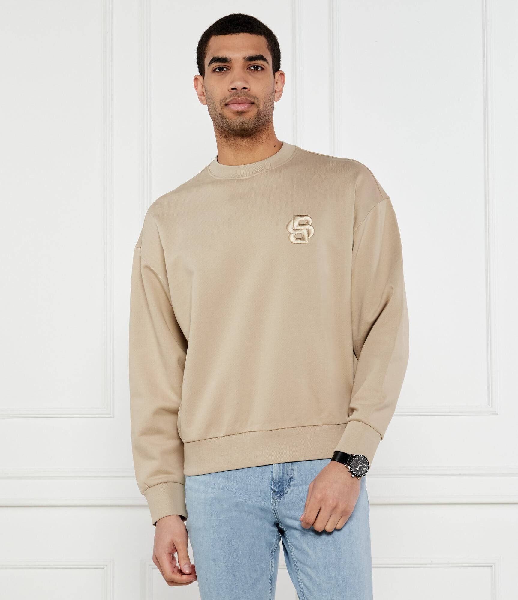 BOSS BLACK Hanorac C-Soleri 26 | Relaxed fit | mercerizat