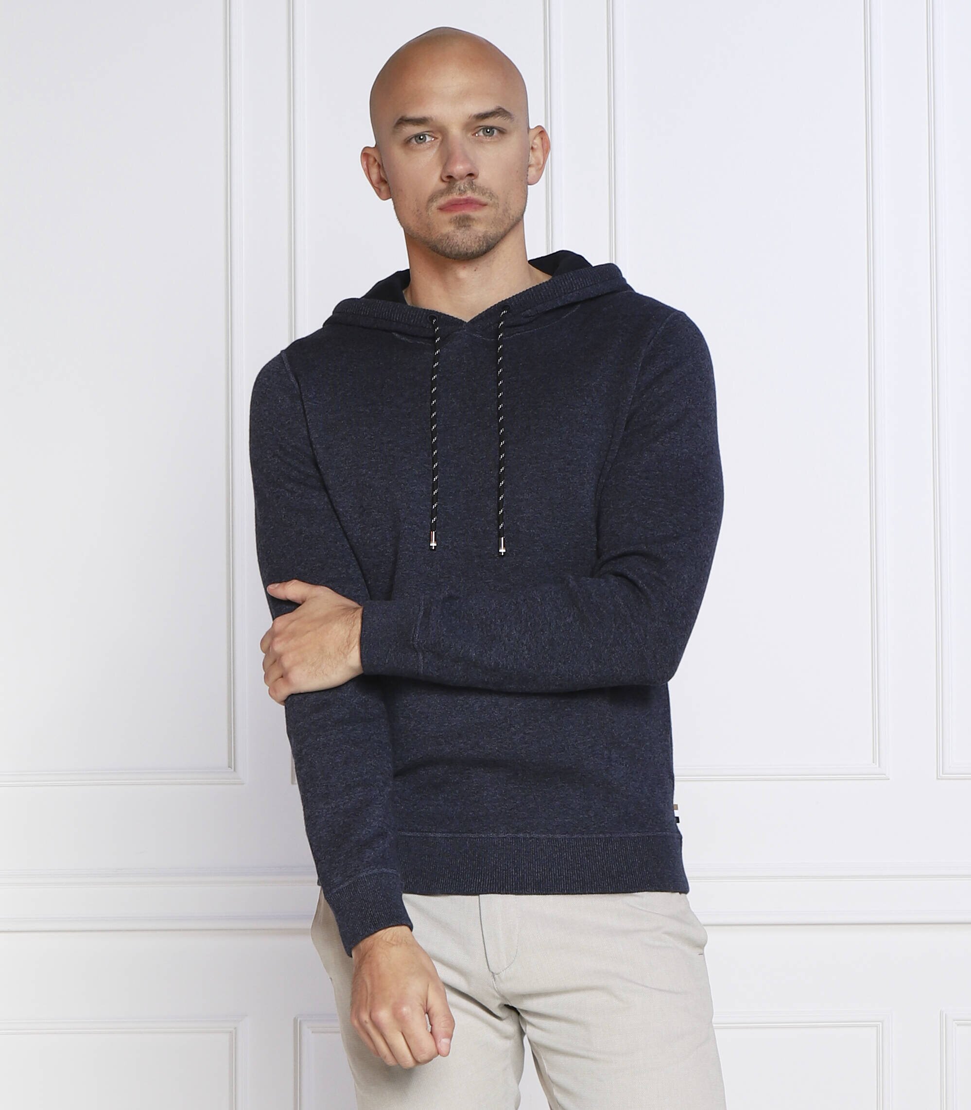 BOSS BLACK Hanorac Fivo | Regular Fit cu adaos de lână