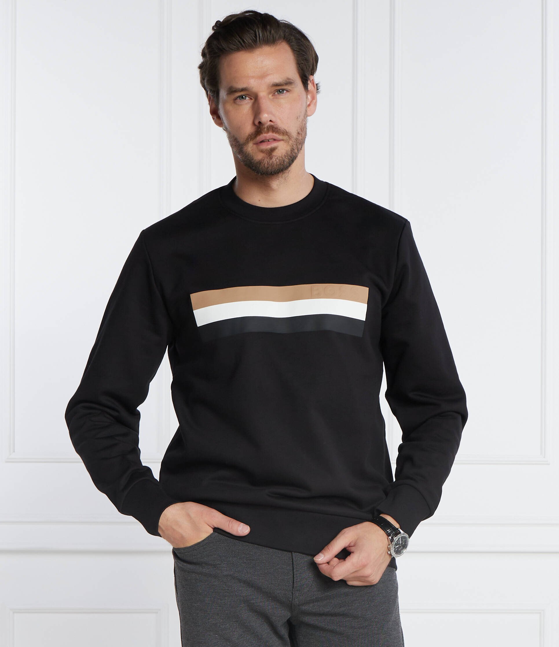 BOSS BLACK Hanorac Soleri | Loose fit